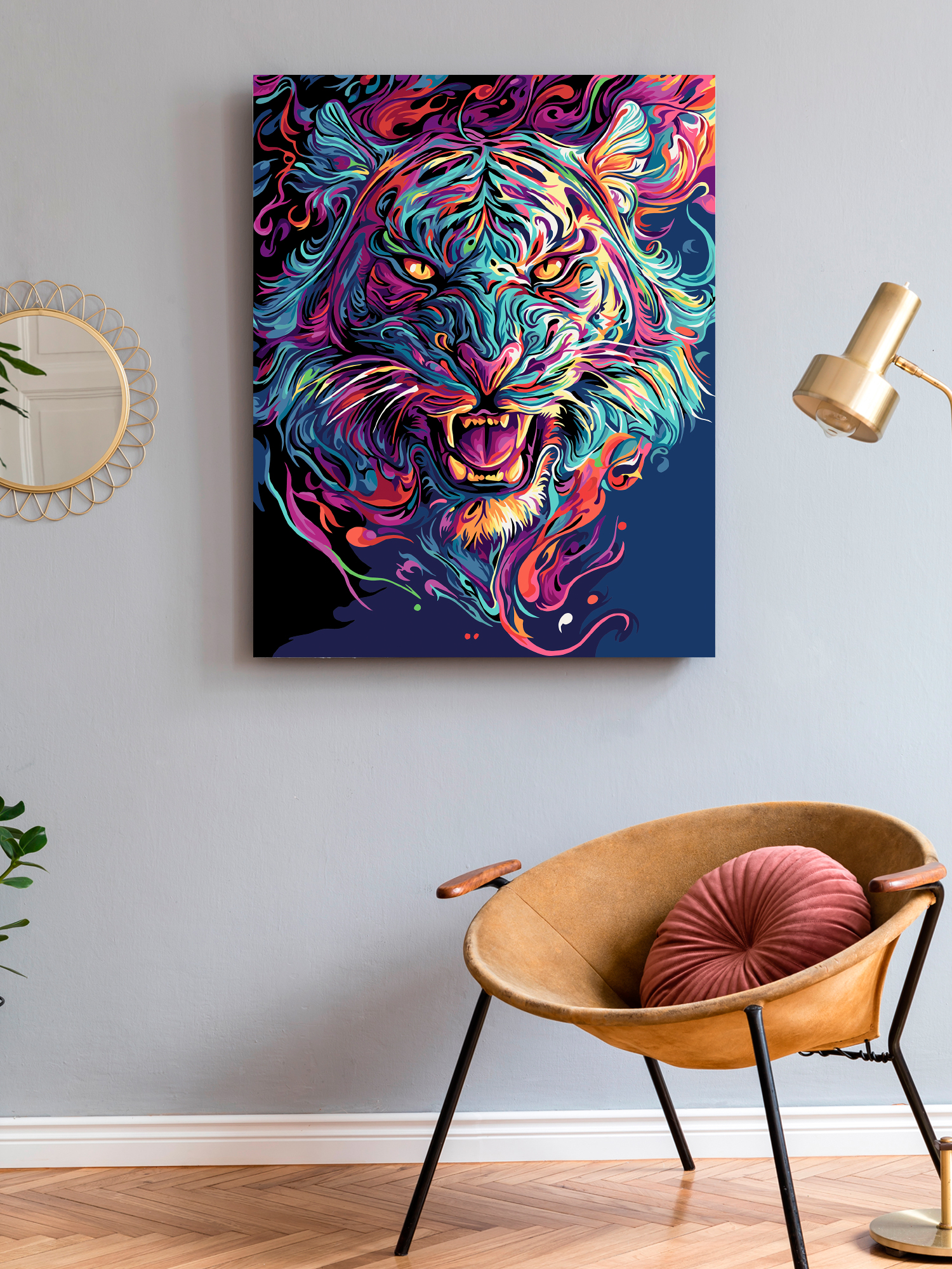 Картина по номерам Art on Canvas Дух тигра в ассортименте - фото 3