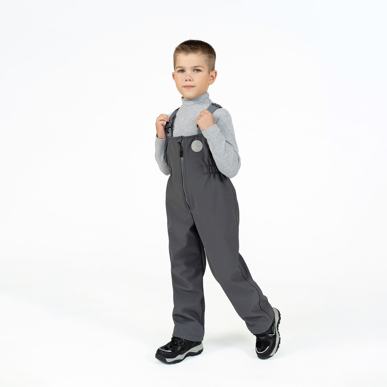 Полукомбинезон Arctic kids 60-021 серый - фото 13