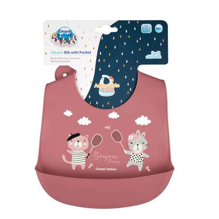 Нагрудник Canpol Babies силикон