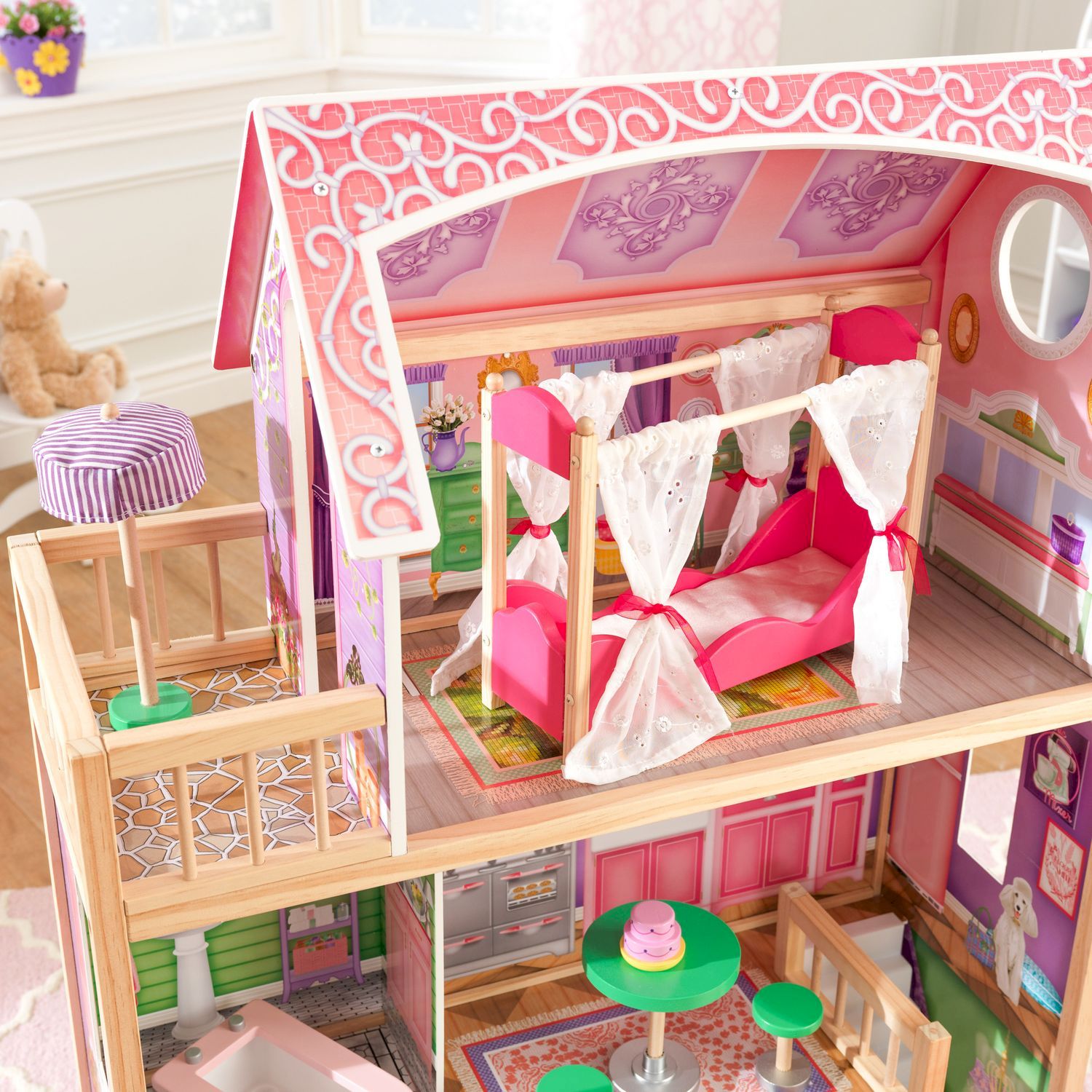 Домик для кукол KidKraft с мебелью 65900_KE - фото 10