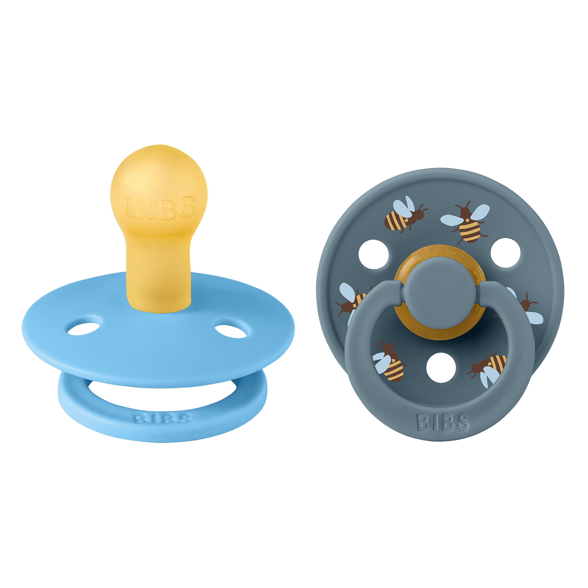 Набор BIBS латекс классическая от 0 мес. 2 шт. - фото 1