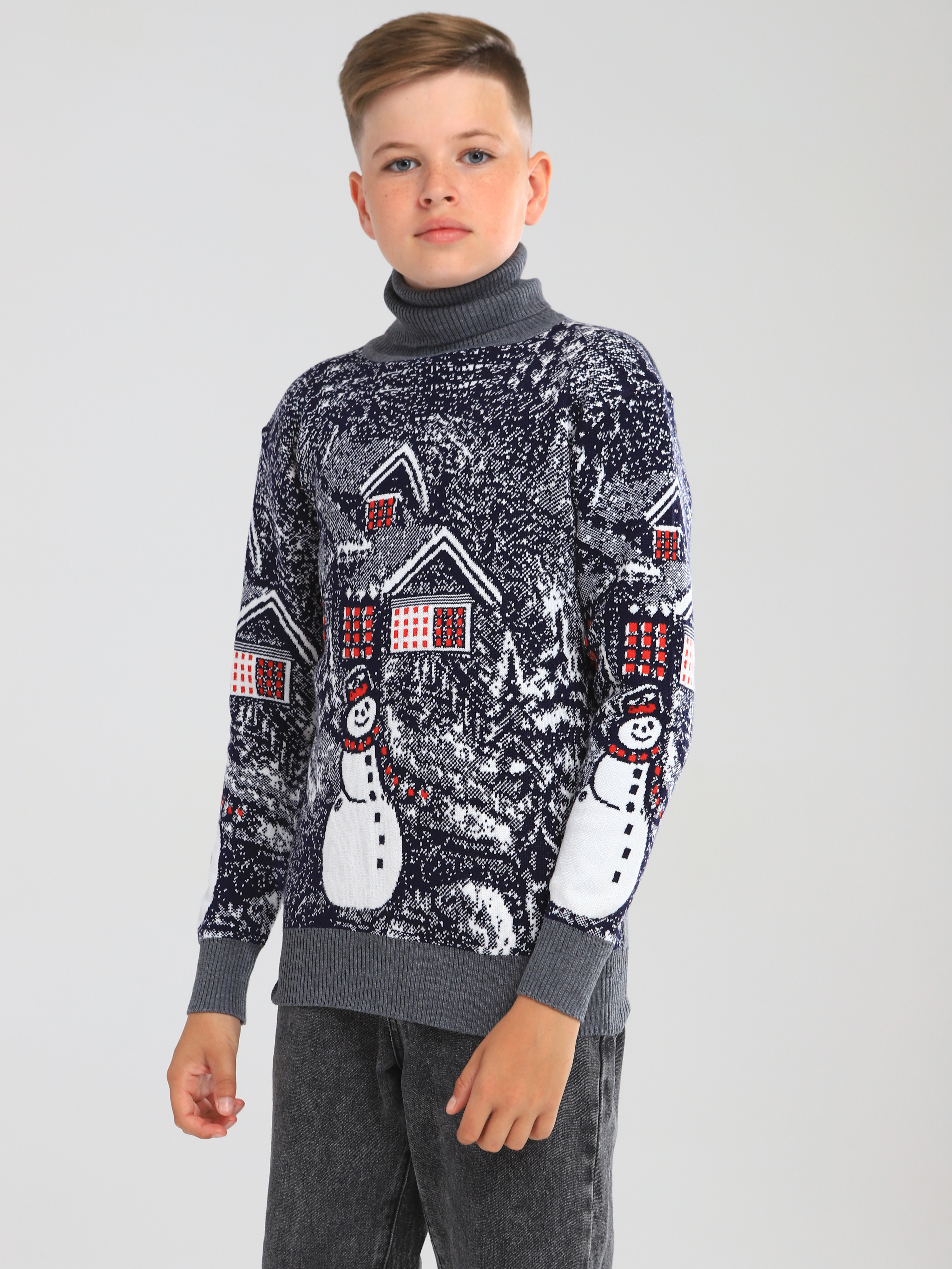 Свитер СИНИЙ МИР FUL3023A-C62 - фото 6