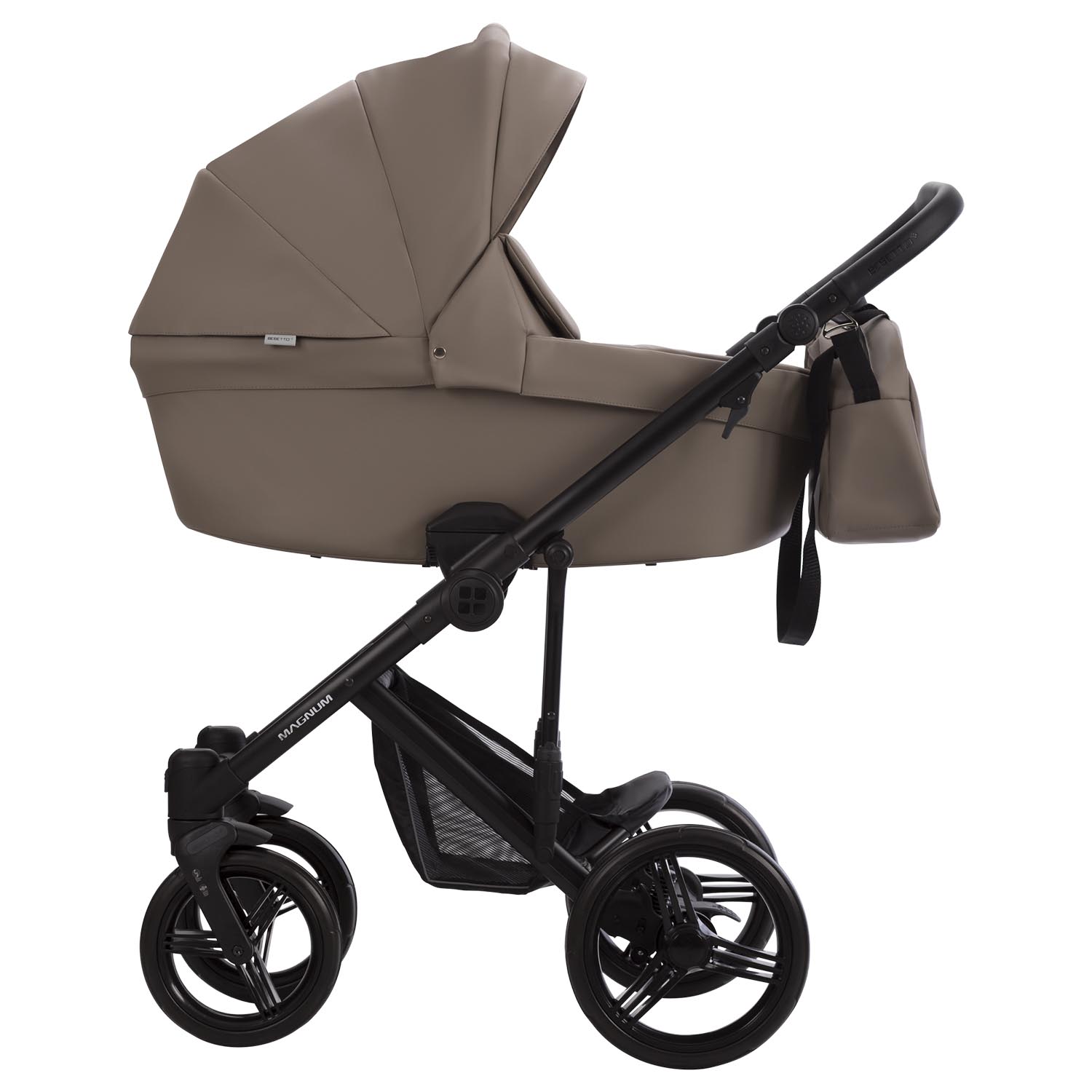 Коляска 2в1 Bebetto Magnum Light Pro коричневый - фото 3
