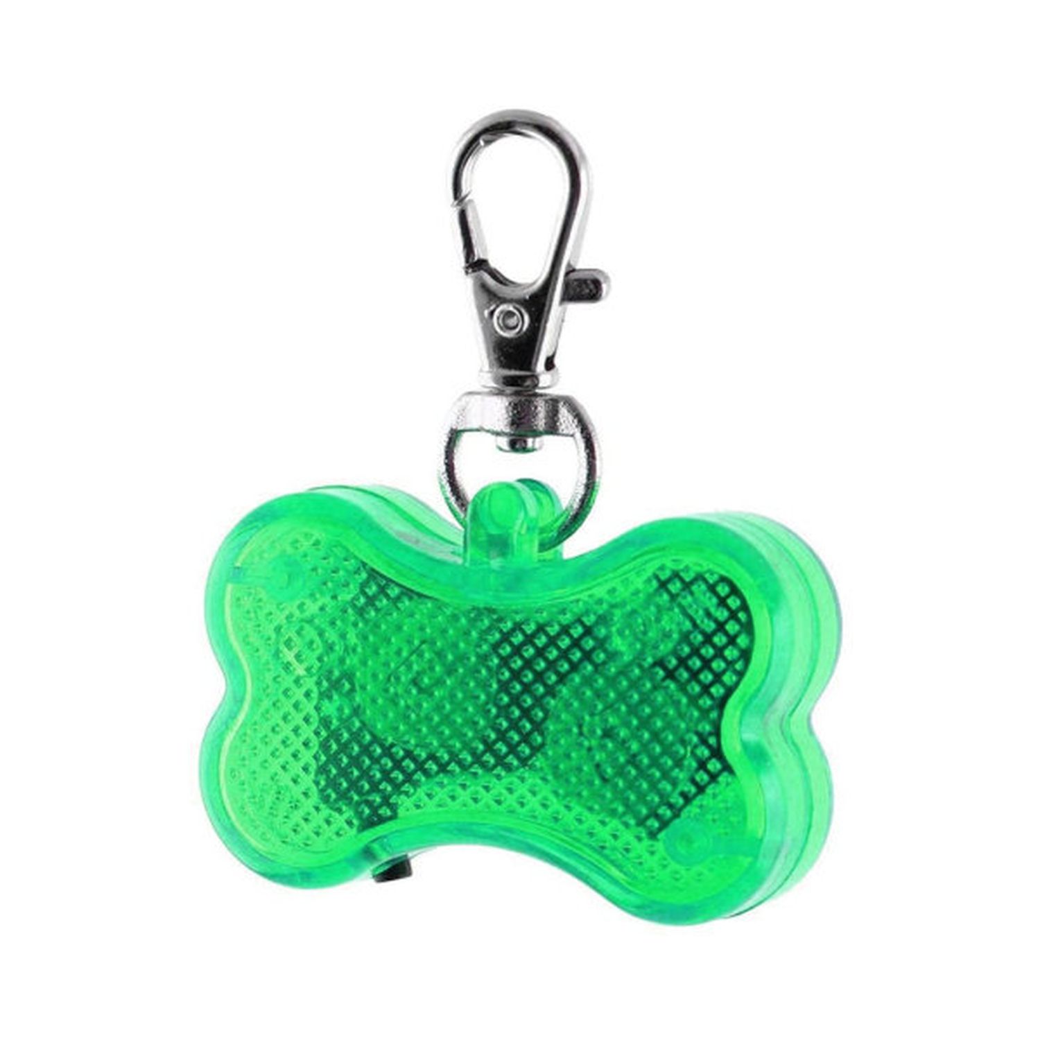 Брелок для собак Ripoma Светодиодный косточка зеленый - фото 2