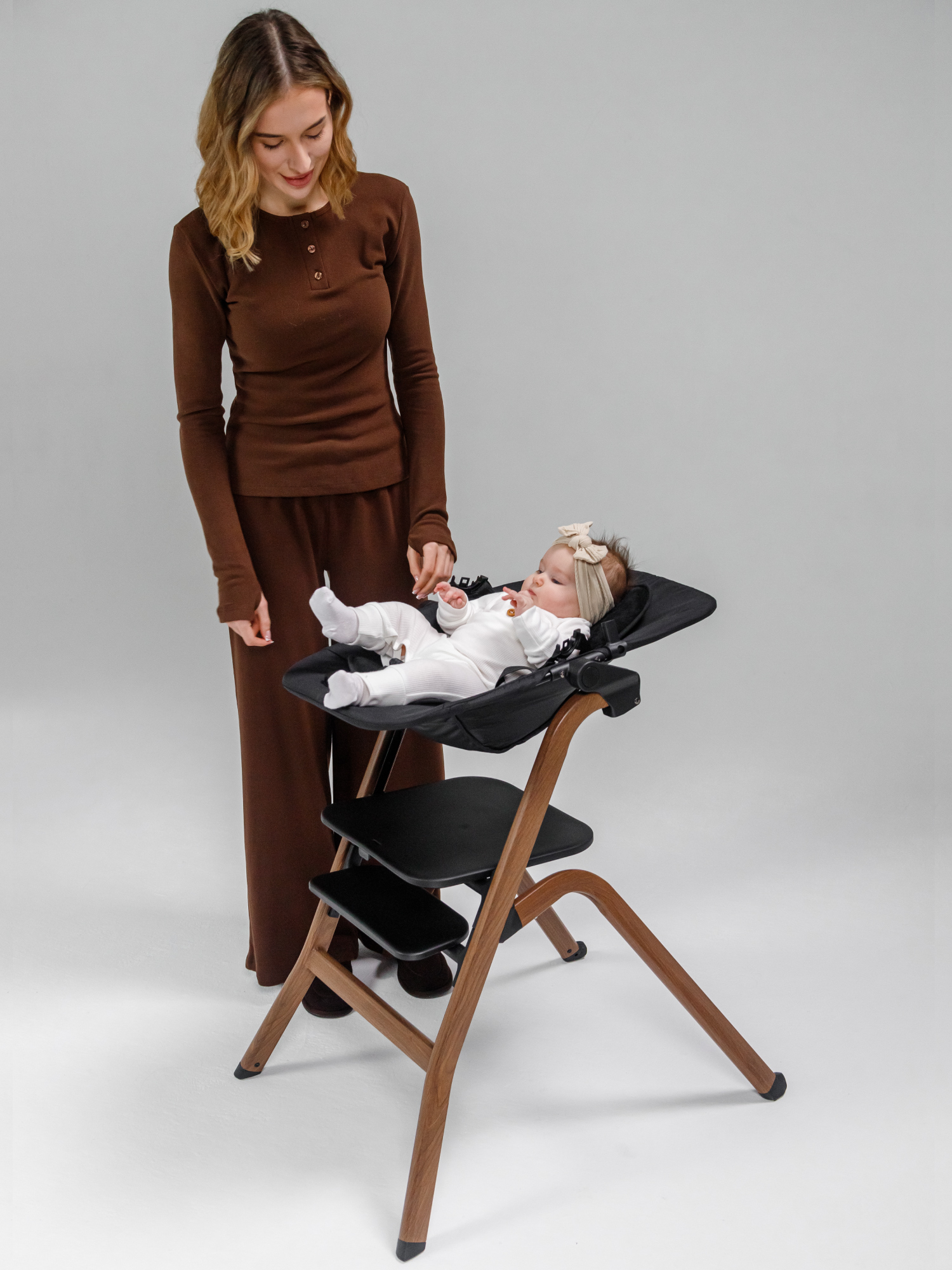 Стульчик для кормления Amarobaby Winnie бежевый - фото 20