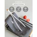 Щипцы кухонные универсальные DeNASTIA Силвуд 32x2.5x8 см силикон бук светло-серый A000353