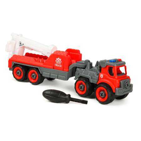 Конструктор Mobicaro Пожарный тягач сборная игровая модель