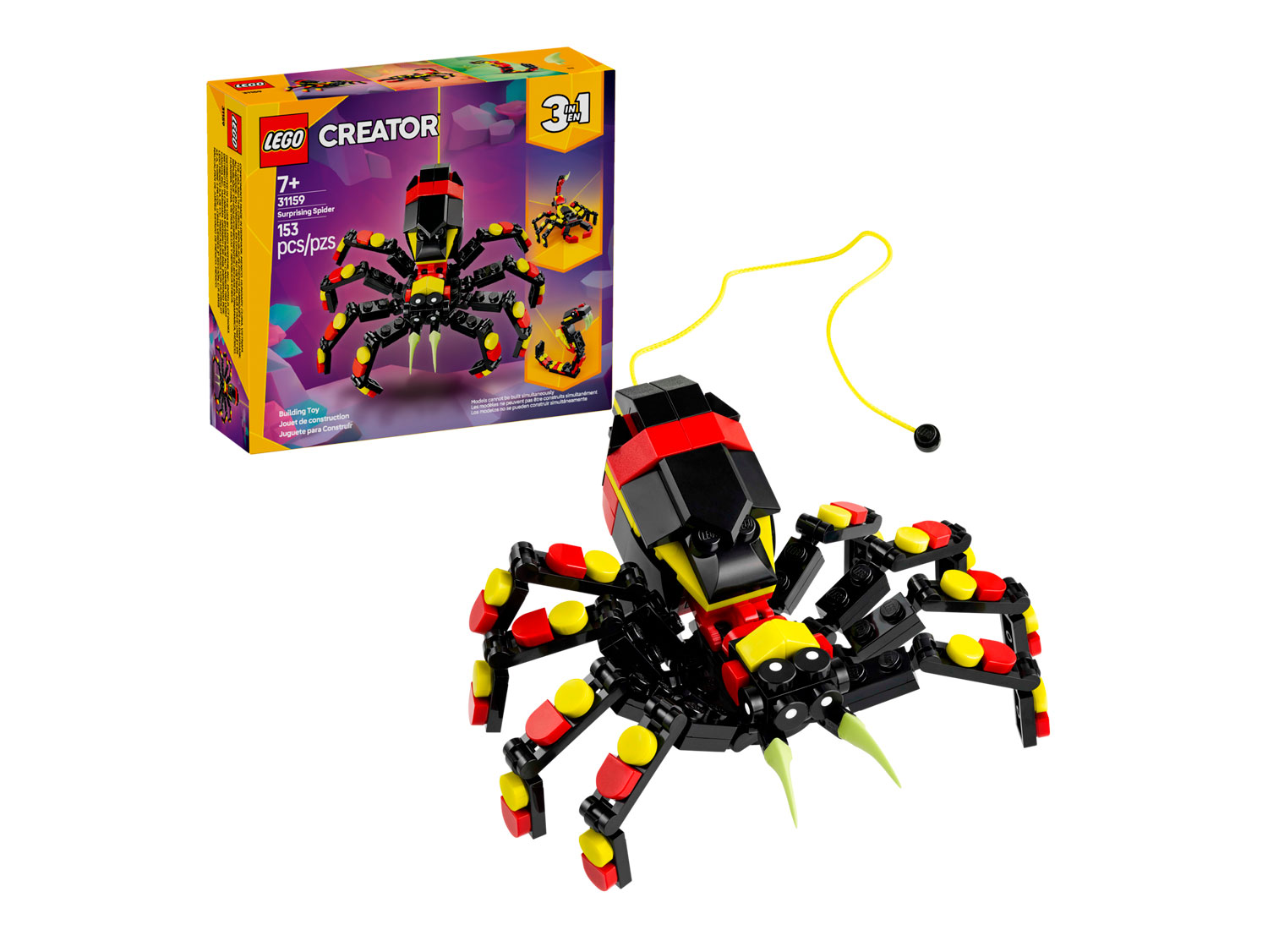 Конструктор LEGO Creator Удивительный паук 31159 153 дет. - фото 1