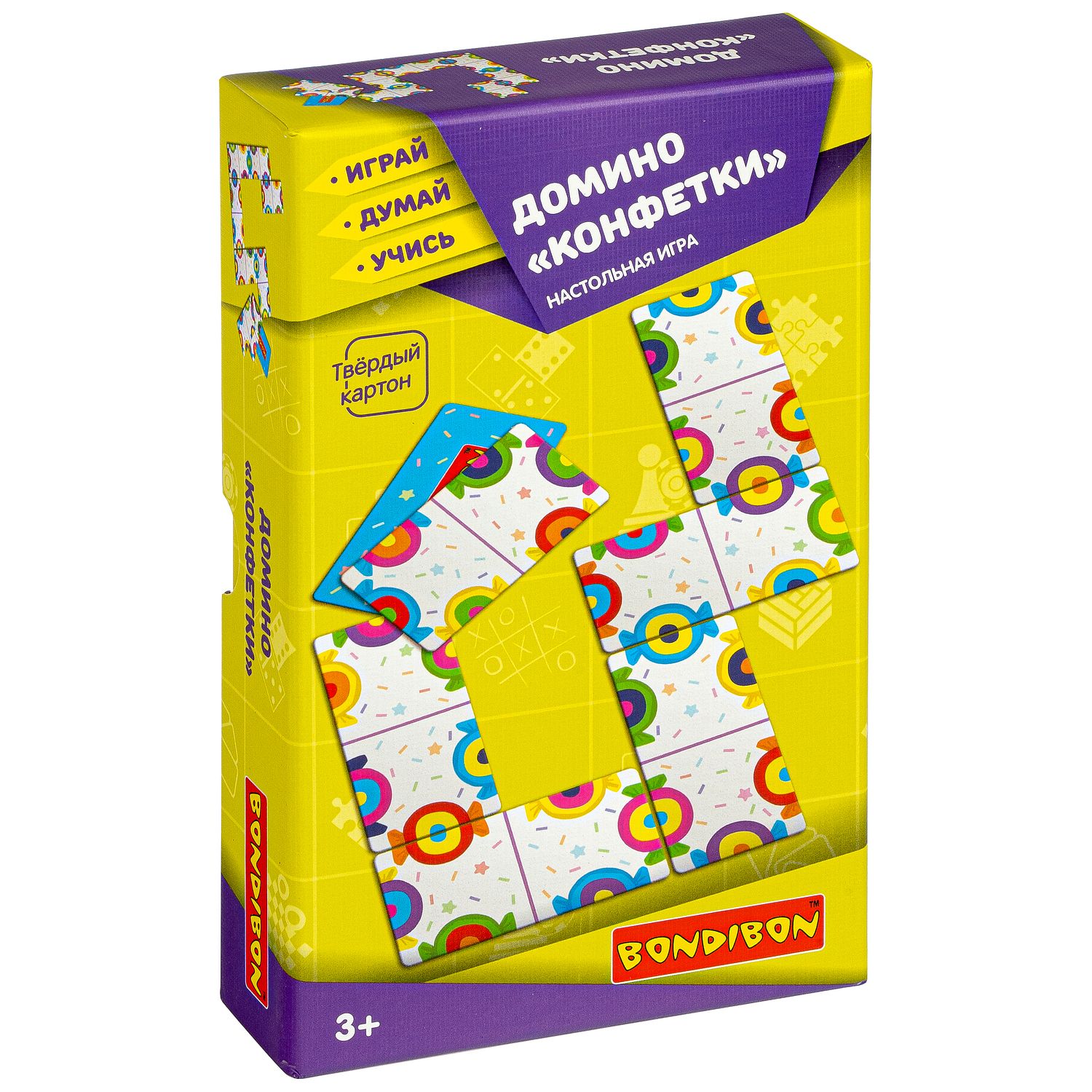 Настольная игра Bondibon развивающая домино Конфетки - фото 1
