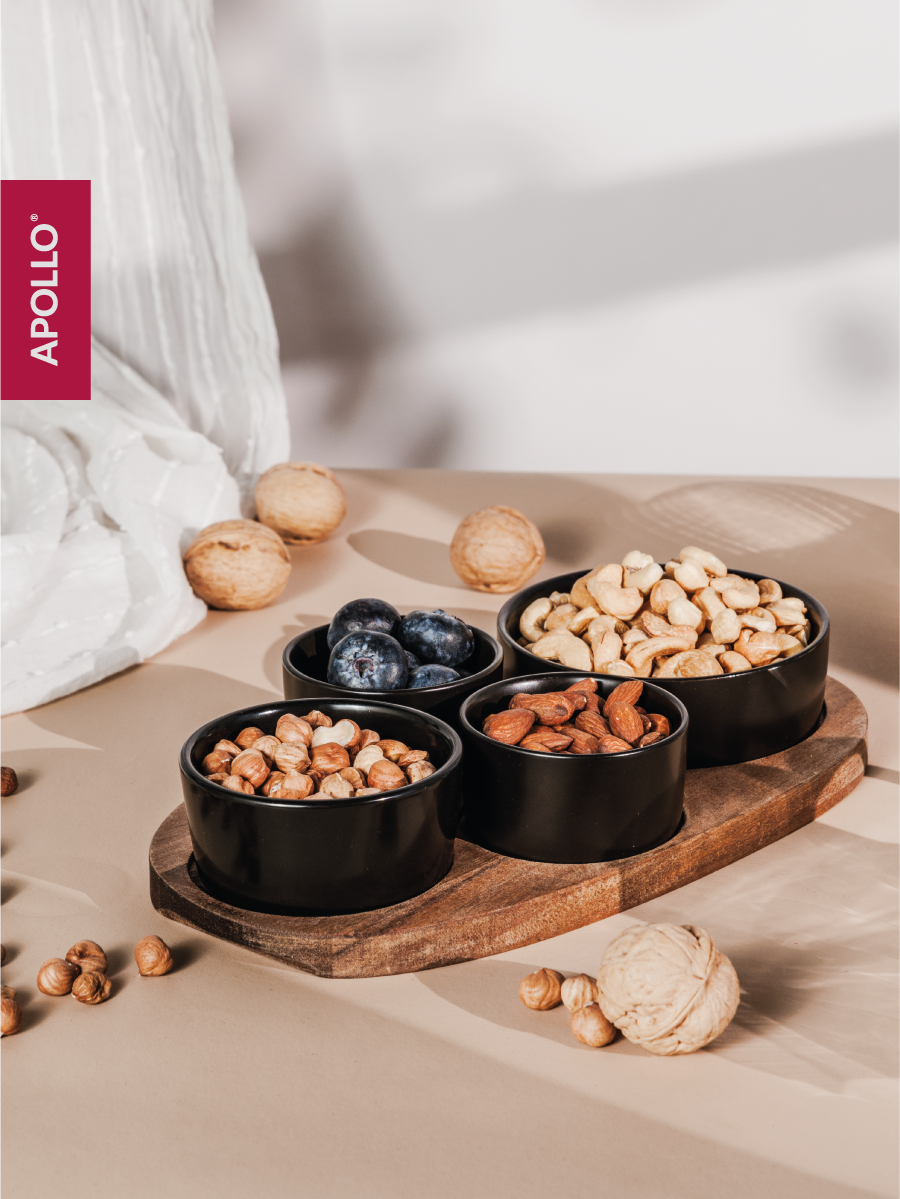 Менажница с подставкой APOLLO 4 предмета - фото 1