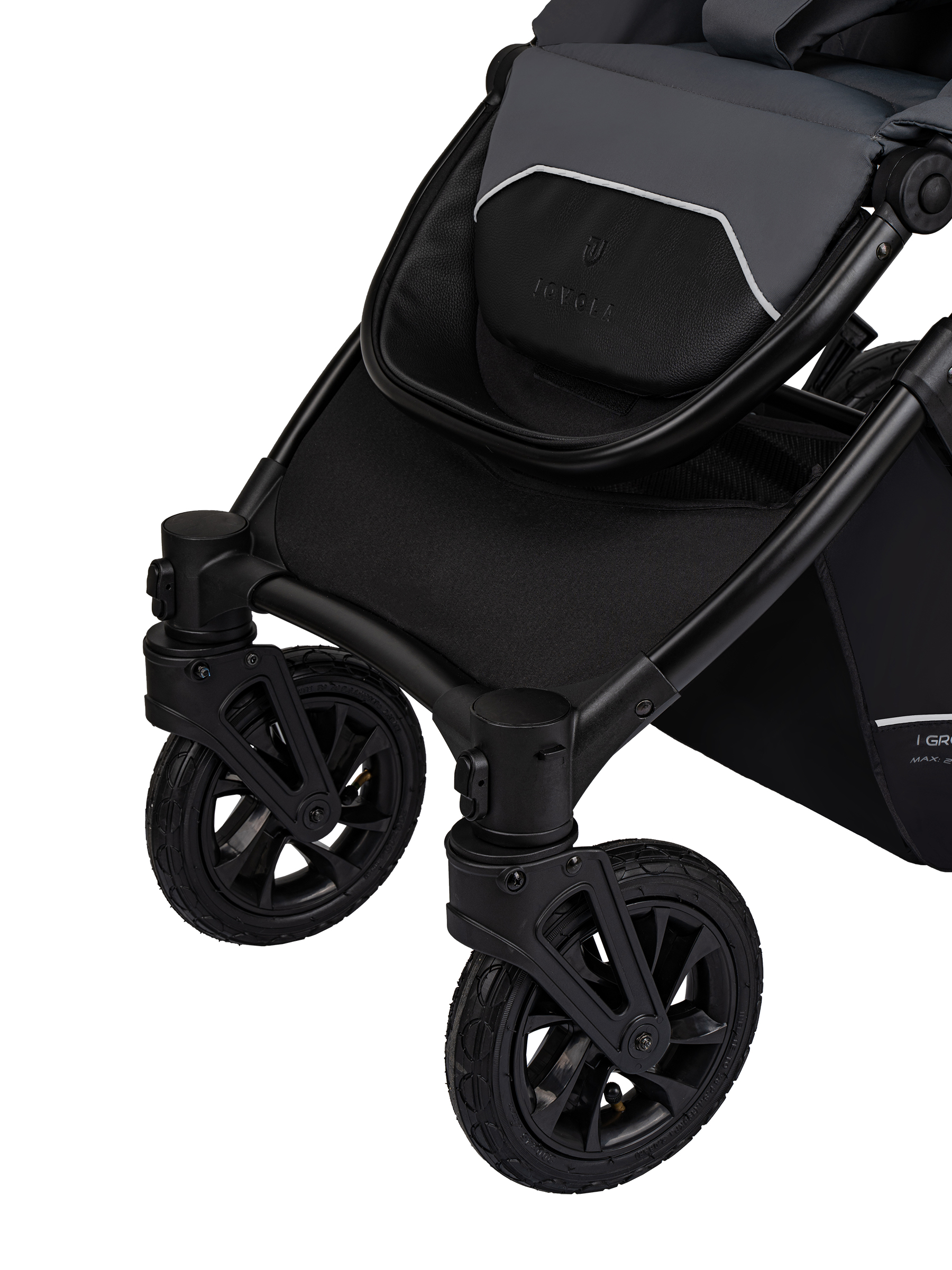 Коляска 3в1 JOVOLA Swift Plus темно-серый - фото 16