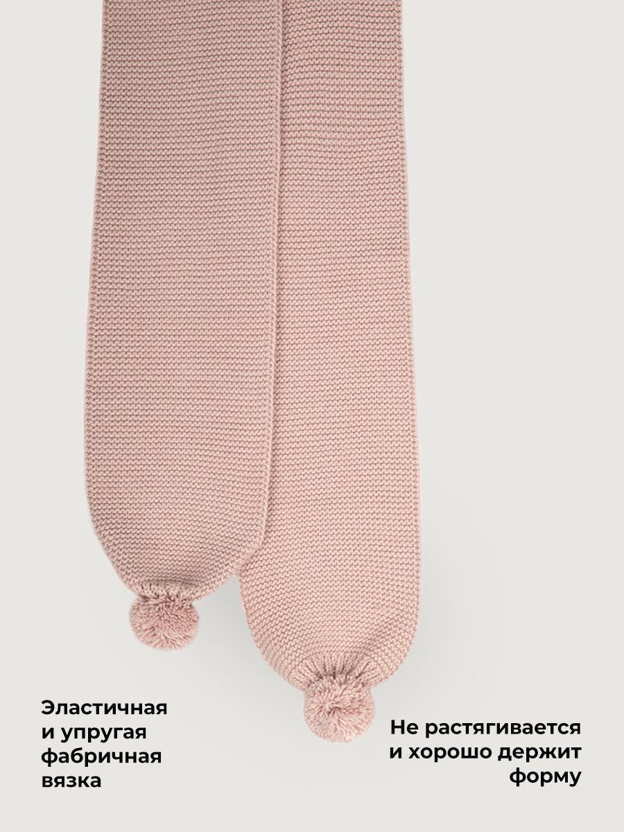 Шарф NIKASTYLE 17з51426 пудра - фото 5