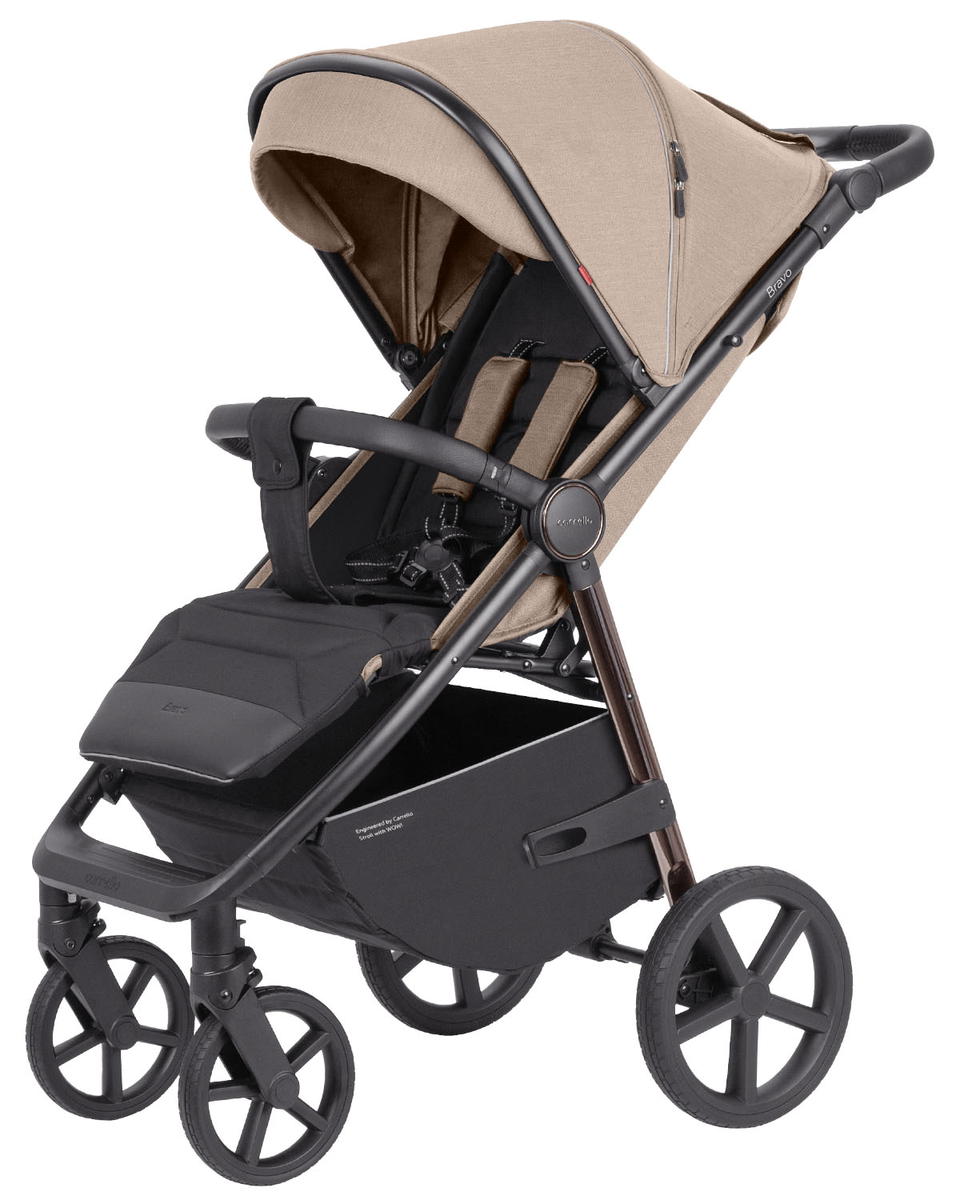 Коляска прогулочная Carrello Bravo Plus CRL-5515 бежевый - фото 1