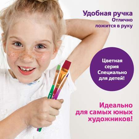 Кисть Юнландия 6 шт. (синтетика)