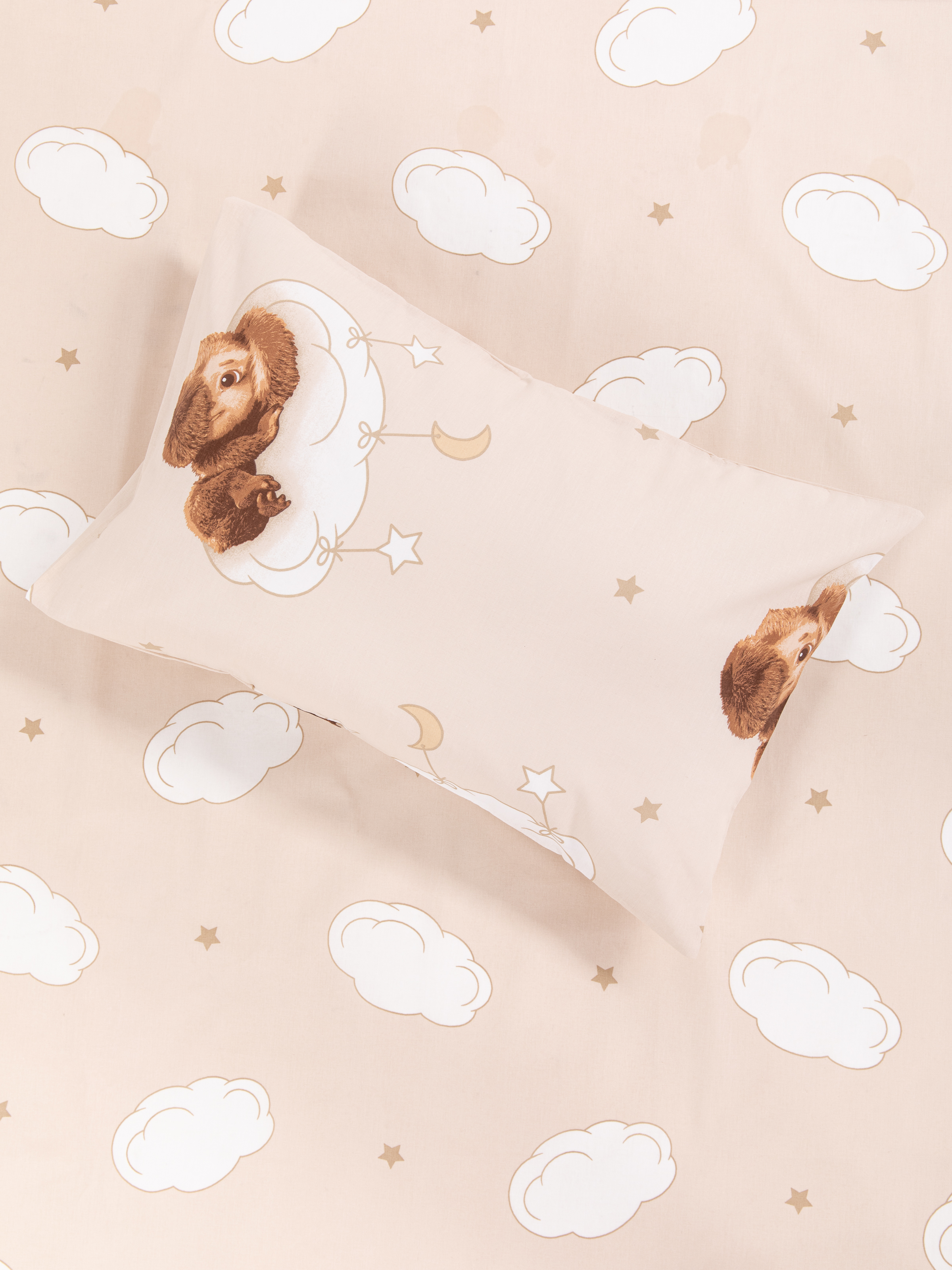 Комплект постельного белья Ночь Нежна Чебурашка детский 3 предм. - фото 7