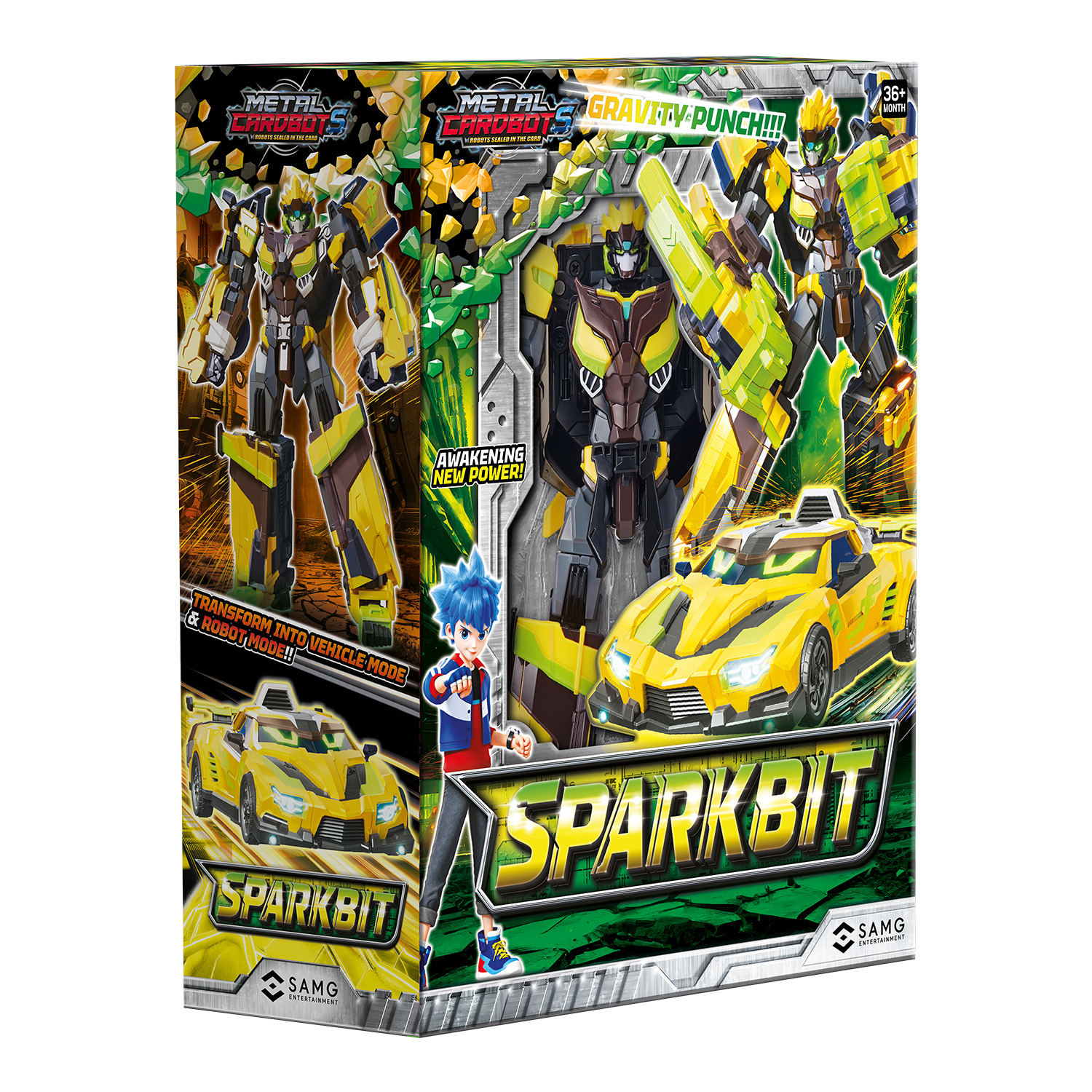 Фигурка METAL-CARDBOT Спаркбит - фото 11