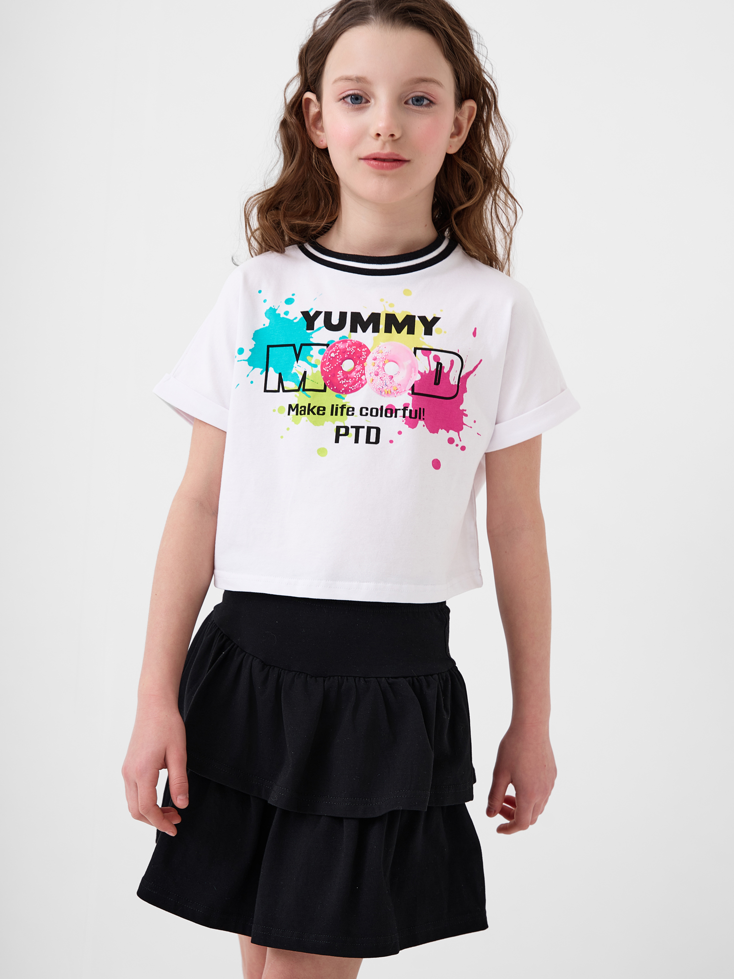 Футболка и юбка-шорты PlayToday 12621195 - фото 6