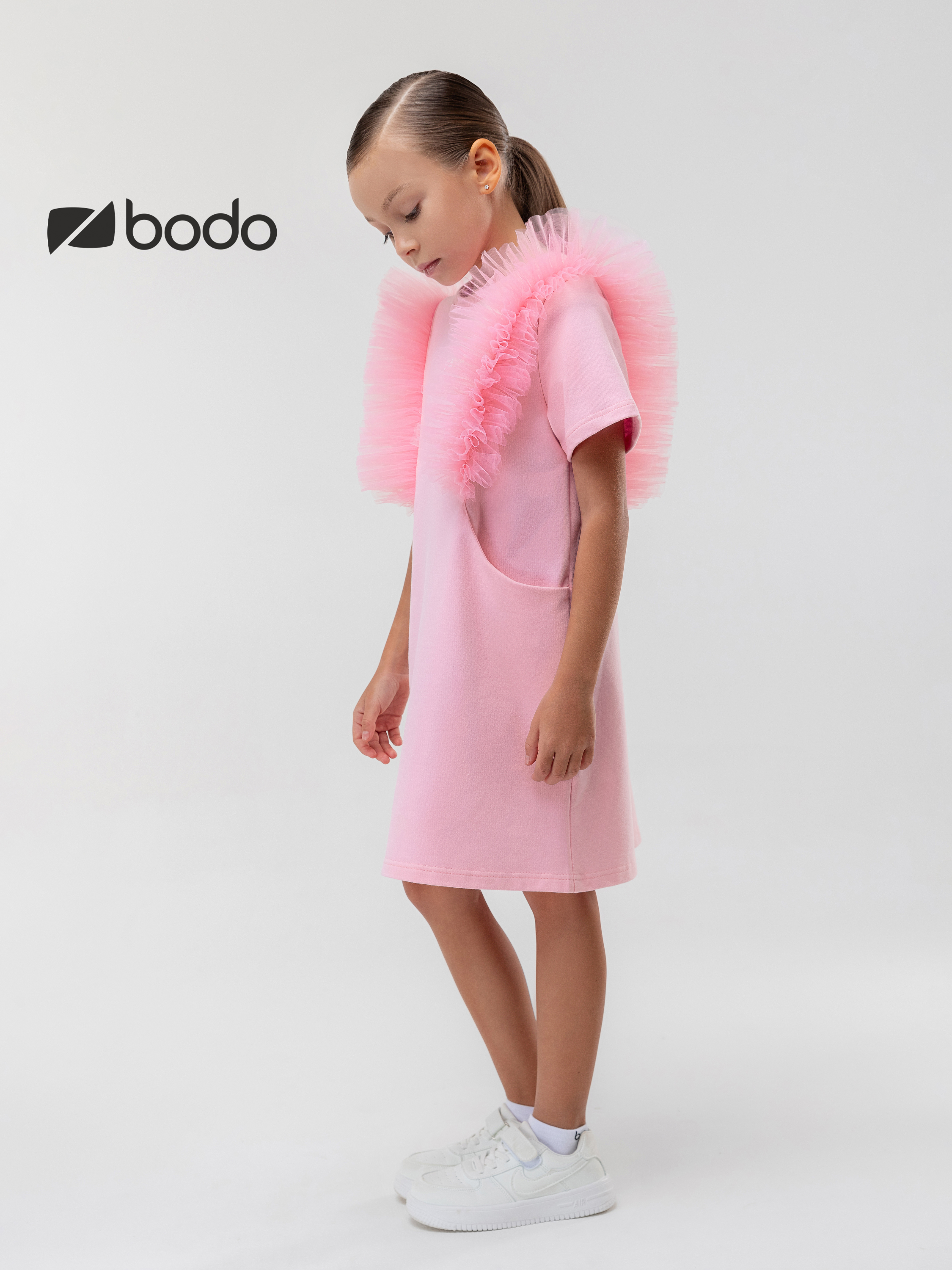 Платье Bodo 18-196MD_розовый - фото 3