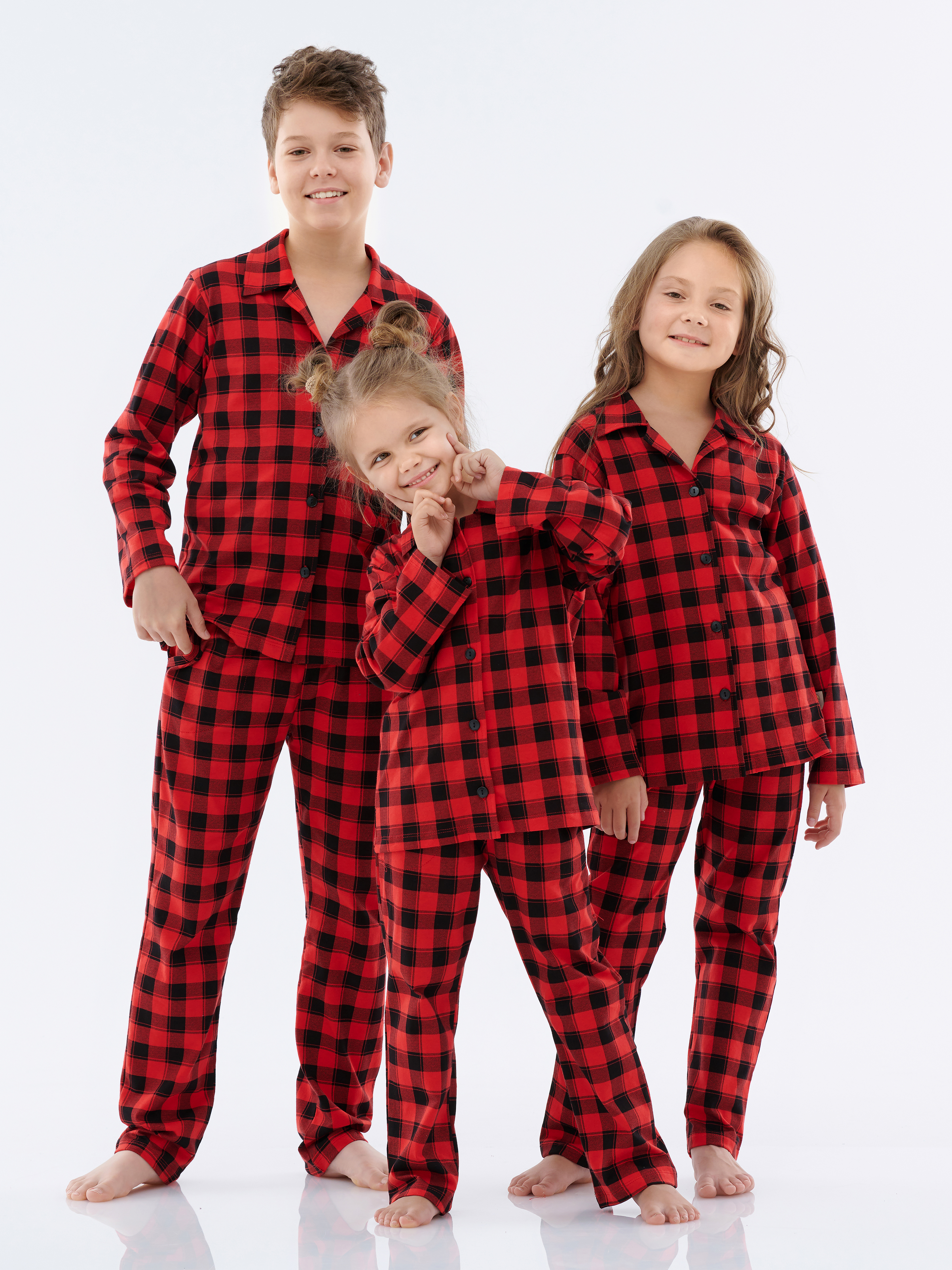 Пижама КрутышОк К-023 красный, черный - фото 2