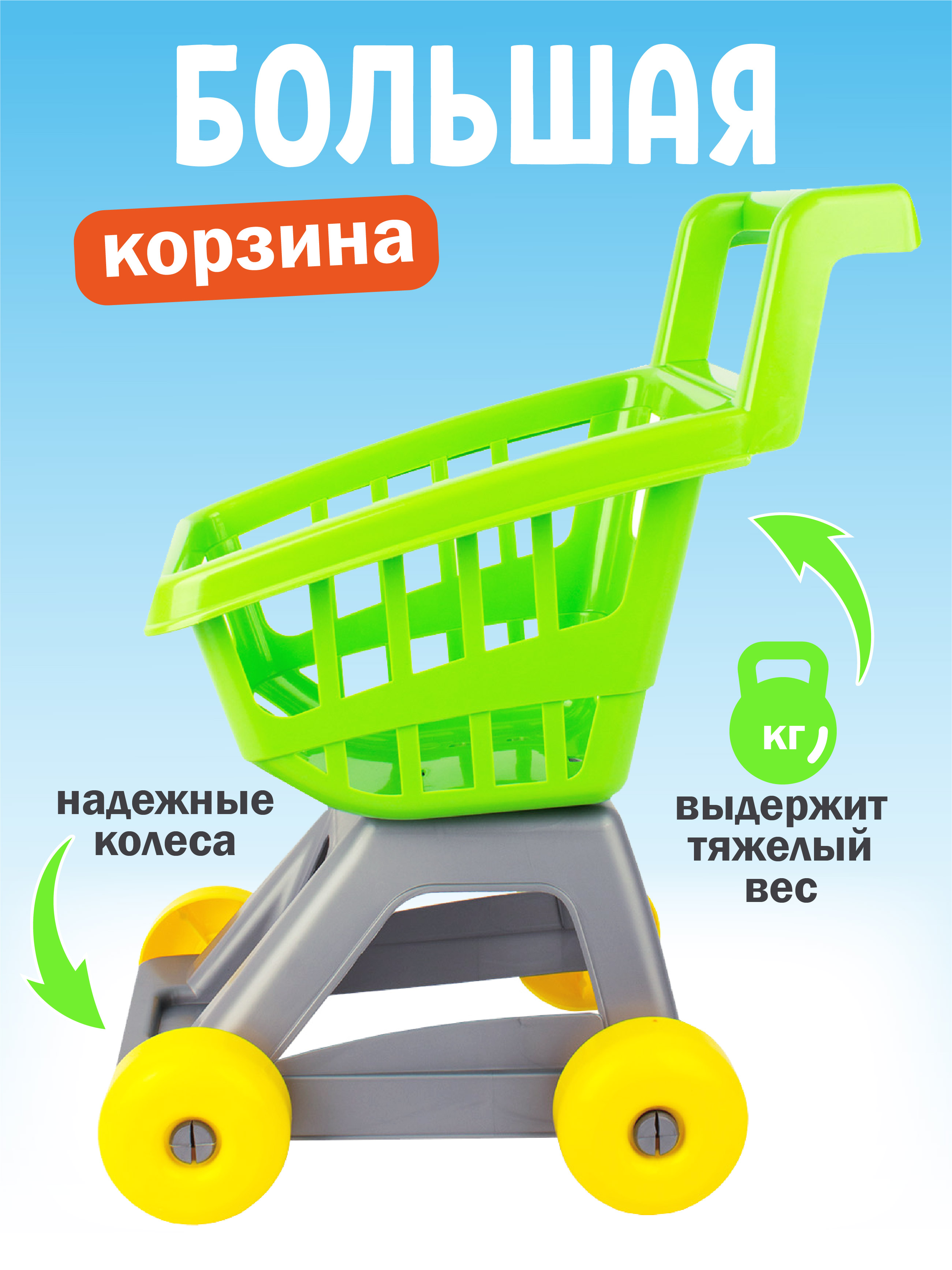 Игровой набор СТРОМ тележки и корзинки - фото 3