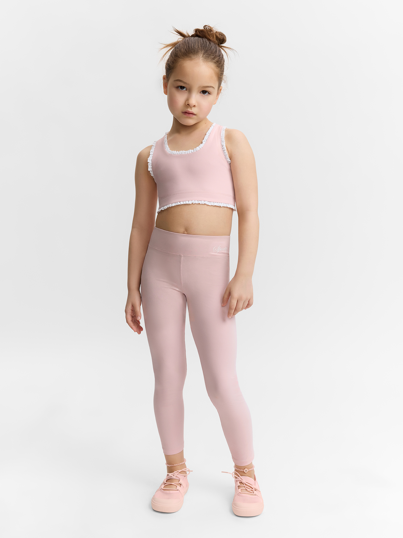 Топ и леггинсы Happy Baby 88585-1_pink - фото 1