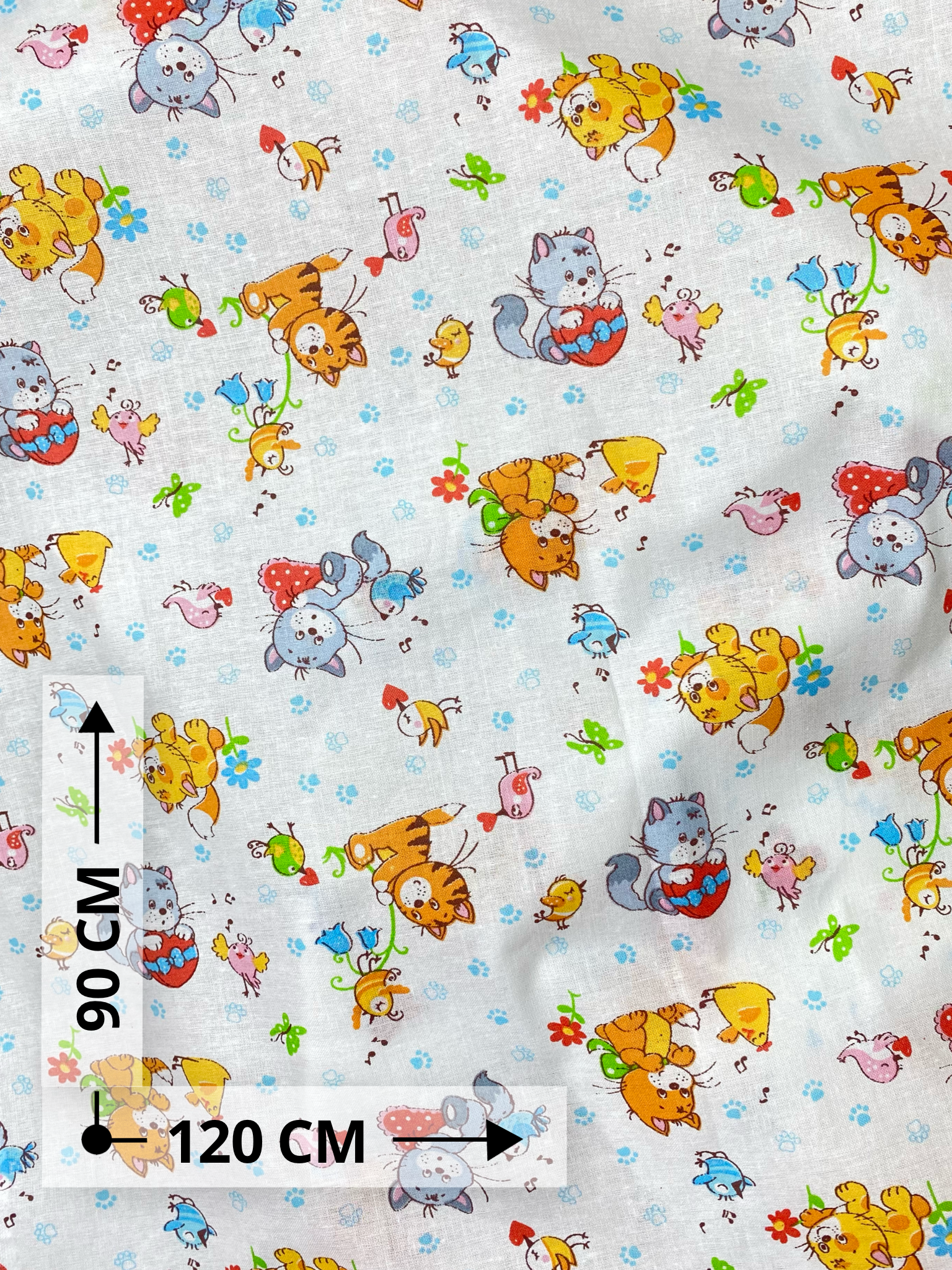 Пелёнка Делоникс ситец 90х120 см 4 шт. - фото 3