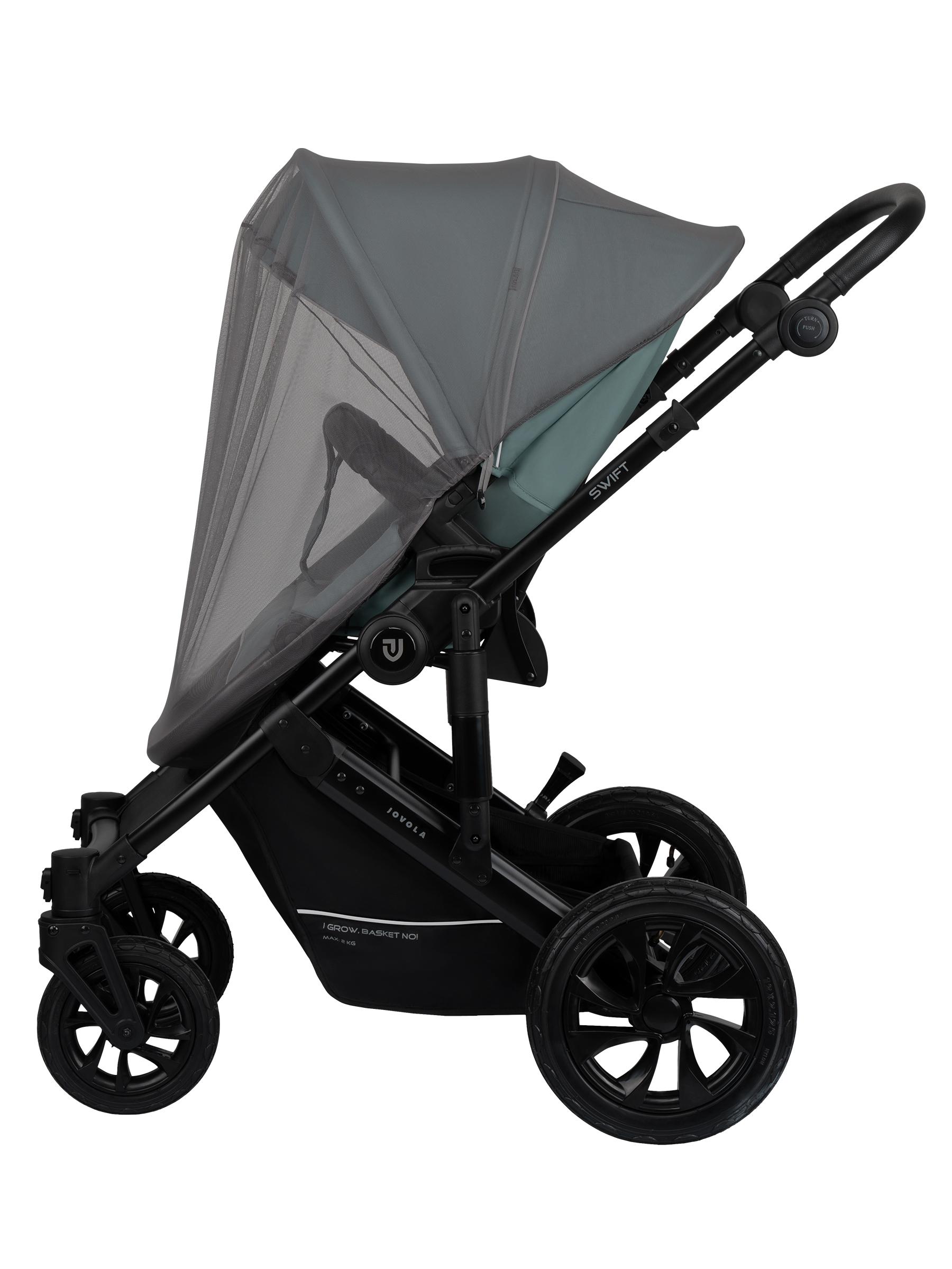 Коляска 3в1 JOVOLA Swift Plus зеленый - фото 17