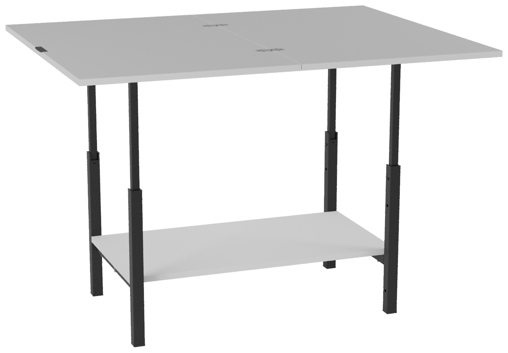 Стол-трансформер КАЛИФОРНИЯ МЕБЕЛЬ Мидж ЛДСП белый - фото 3