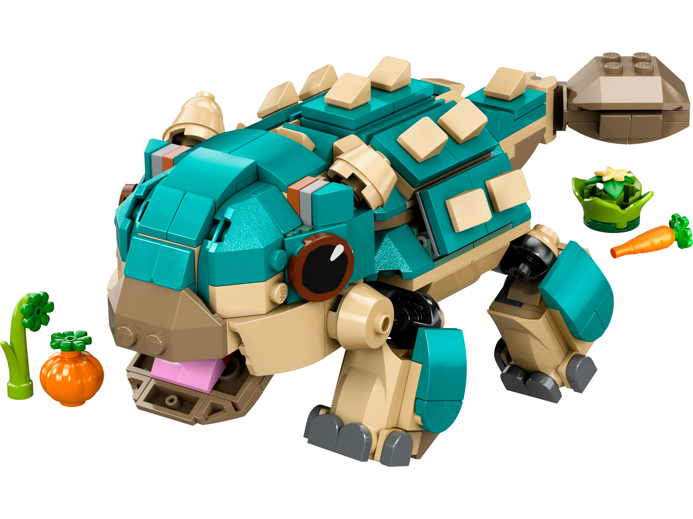Конструктор LEGO Jurassic World Бэби Бампи: Анкилозавр блочный - фото 2