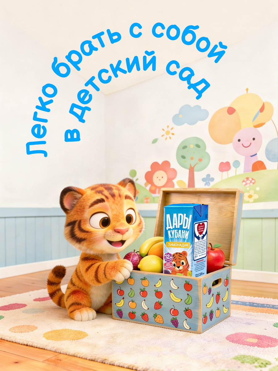 Нектар Дары Кубани Яблоко Банан Лимон Манго Маракуйя с 12 мес 0.2 л 15 шт. - фото 6