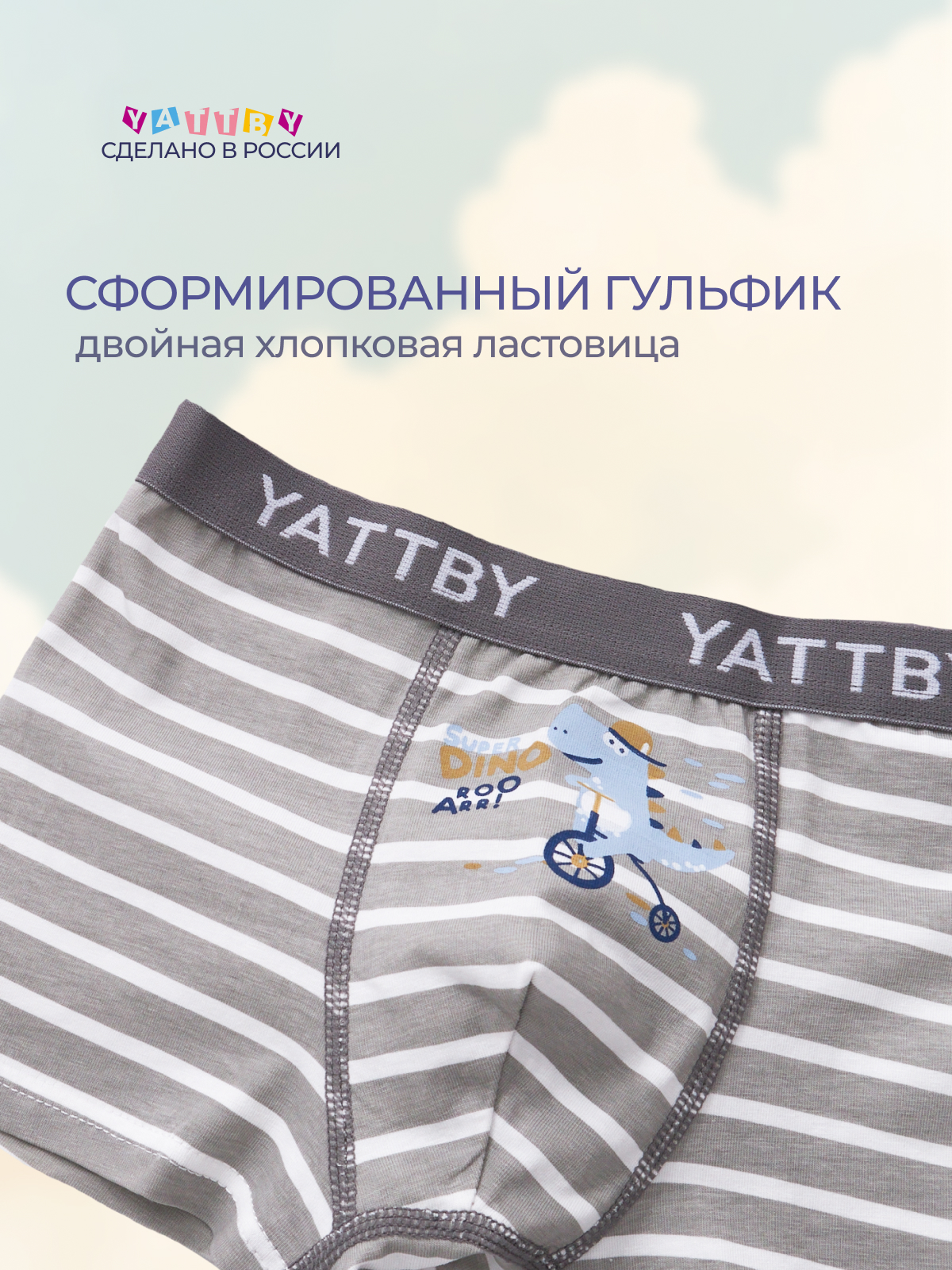 Трусы 4 шт YATBBY 24-11-411 - фото 6