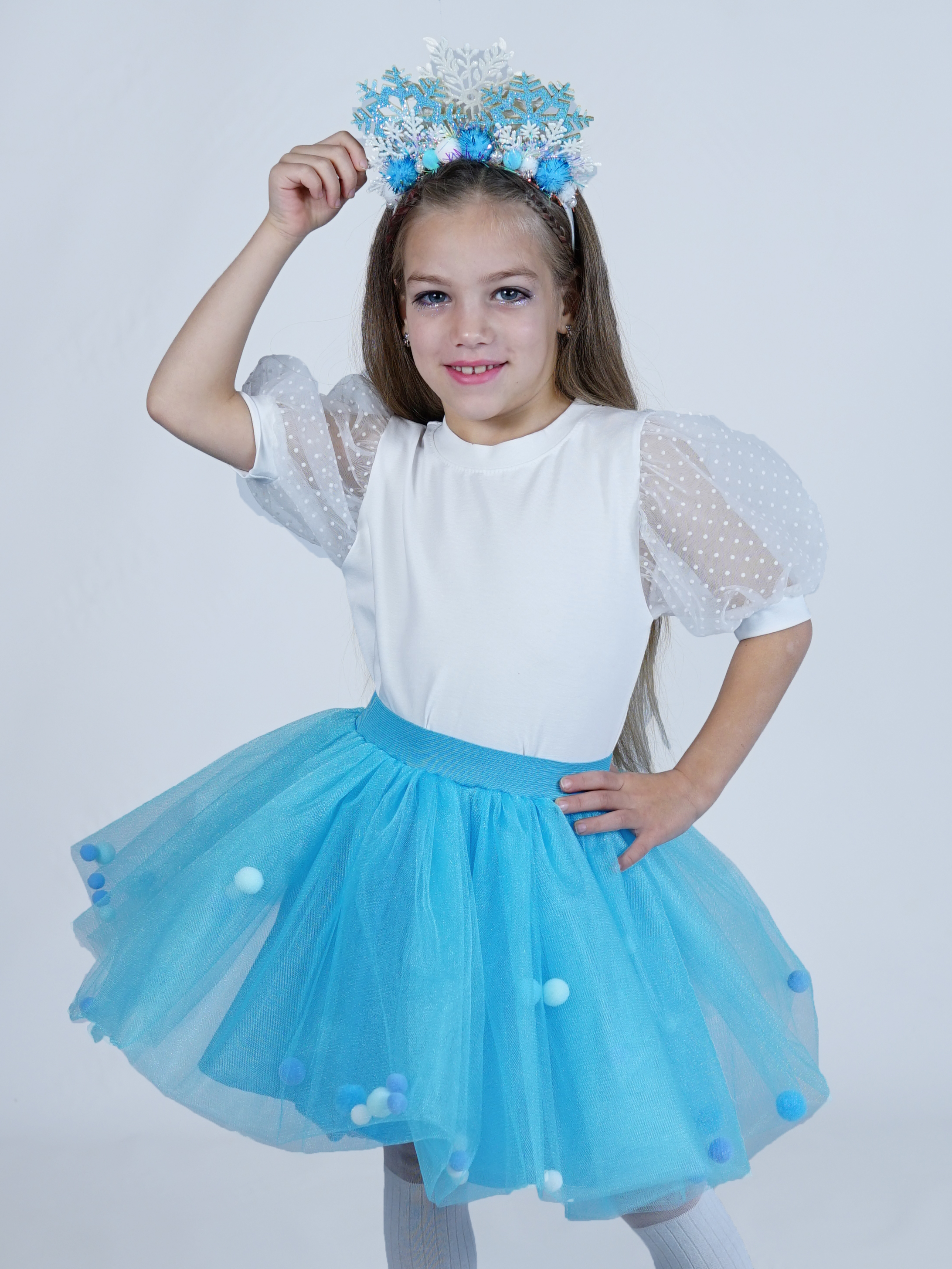 Костюм Снежинка ЭнчантималсDress КосСнеж - фото 1