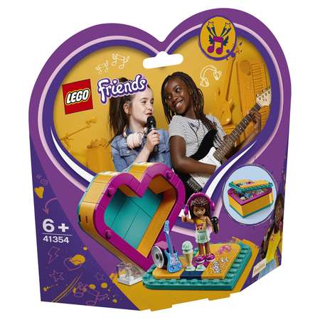Конструктор LEGO Friends Шкатулка-сердечко Андреа блочный