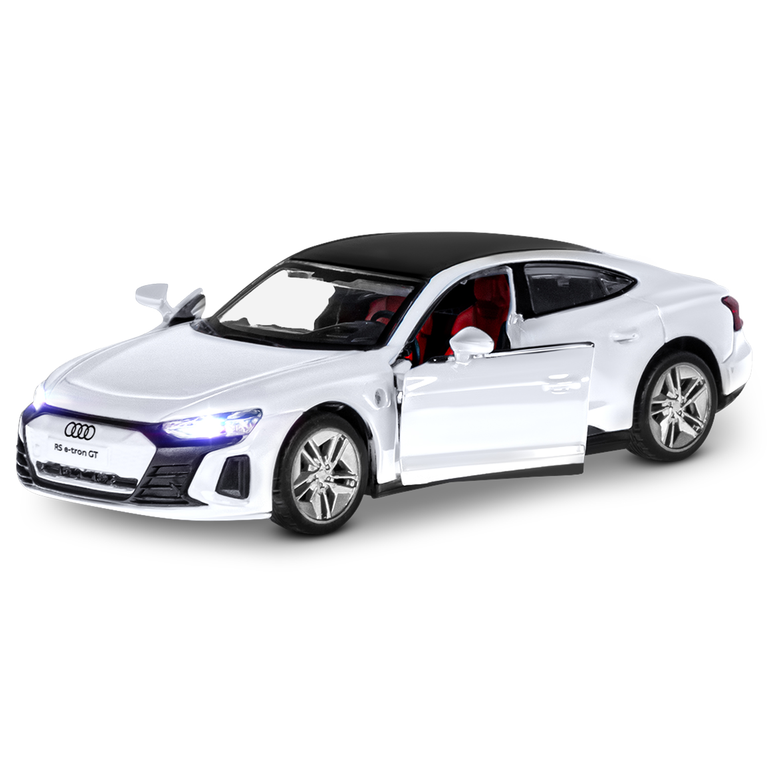 Автомобиль AUTODRIVE Audi RS e tron GT 1:36 белый JB1251678 - фото 11