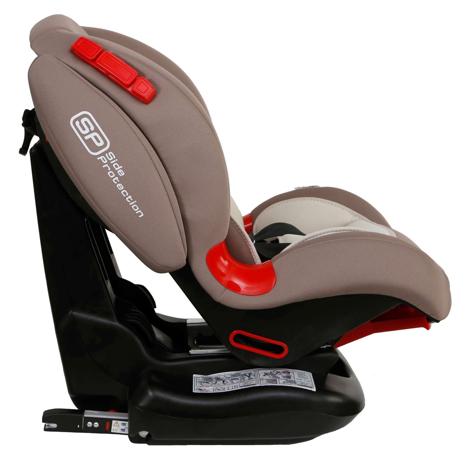 Автокресло Babyton Omega Fix Mokko Isofix 1/2 (9-25 кг) - фото 17