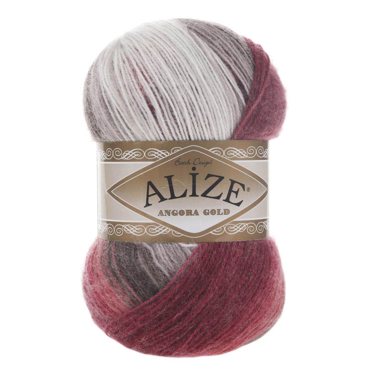 Пряжа Alize для вязания зимних вещей Angora Gold Batik 100 гр 550 м 5 мотков 1984 секционный - фото 6
