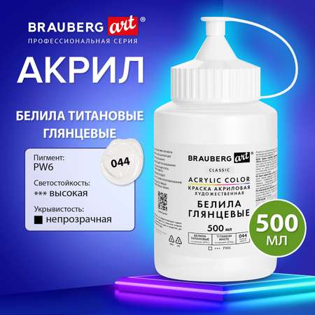Краски акриловые Brauberg