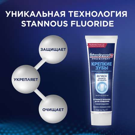 Зубная паста Blend-a-med Pro-Expert Крепкие зубы Тонизирующая мята 75мл