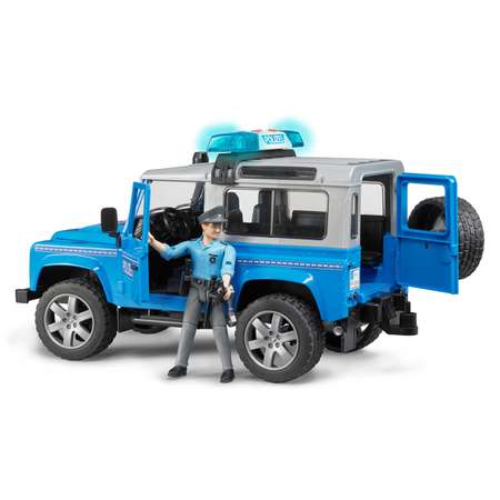 Полицейская машина Bruder Land Rover Defender Station