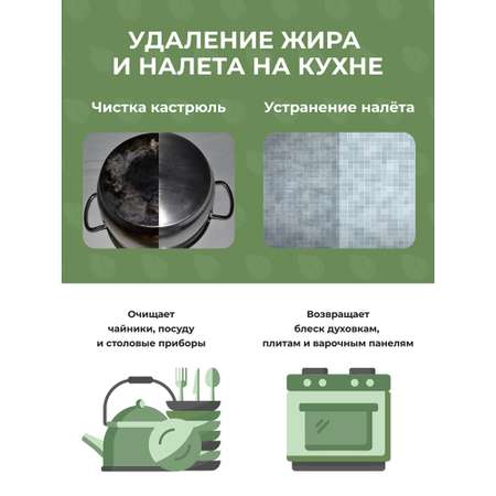 Экологичный порошок для стирки STIRALITI 20 в 1 Пятновыводитель-отбеливатель