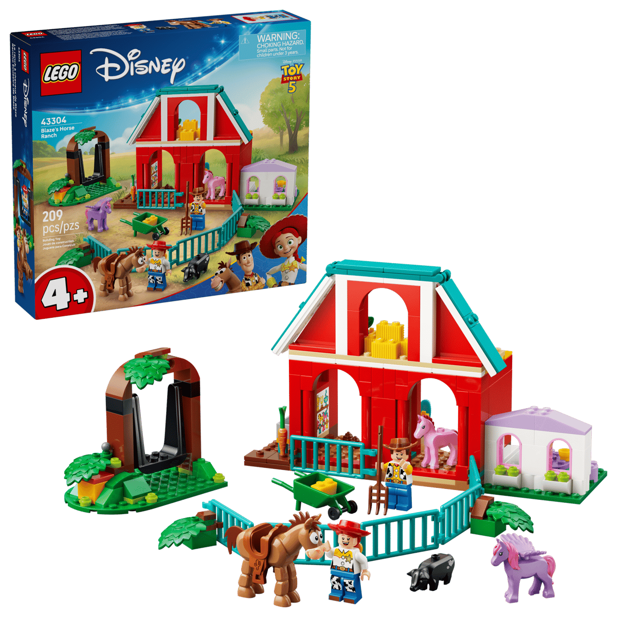 Конструктор LEGO Disney Конное ранчо Блейза 209 дет. - фото 1