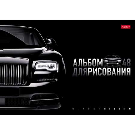 Альбом Hatber Black Edition А4 48 лист. 1 шт.