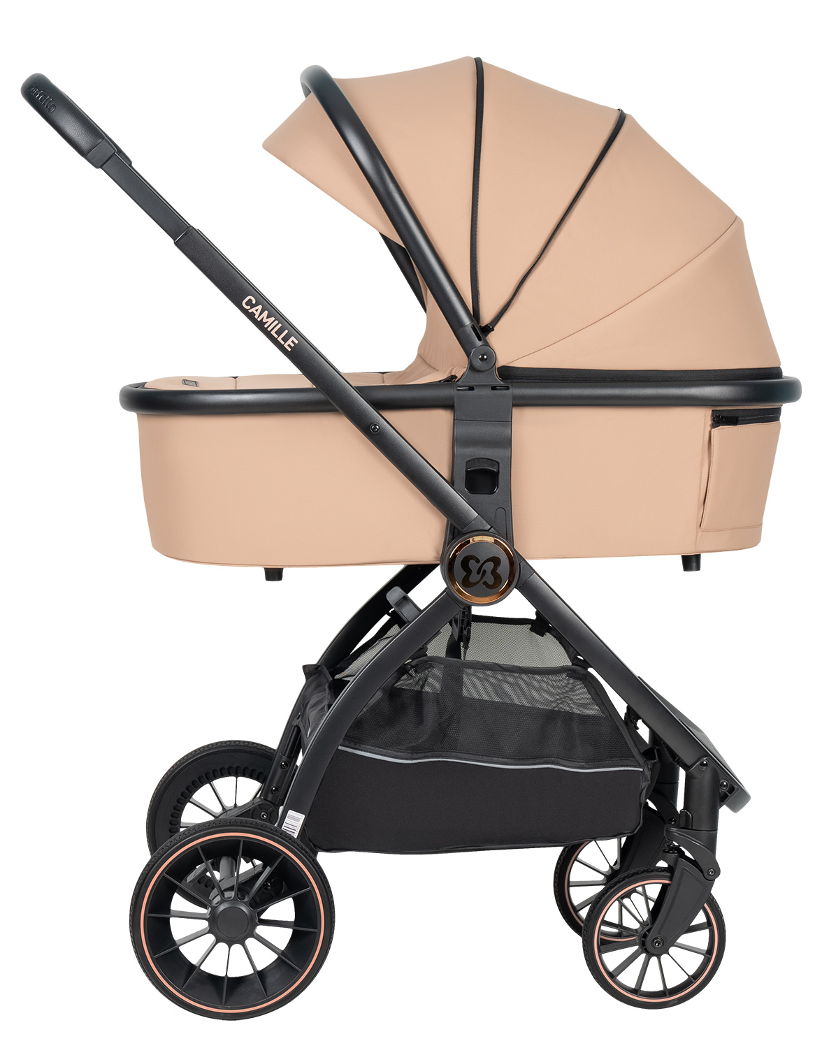 Коляска 3в1 Farfello Camille бежевый - фото 12