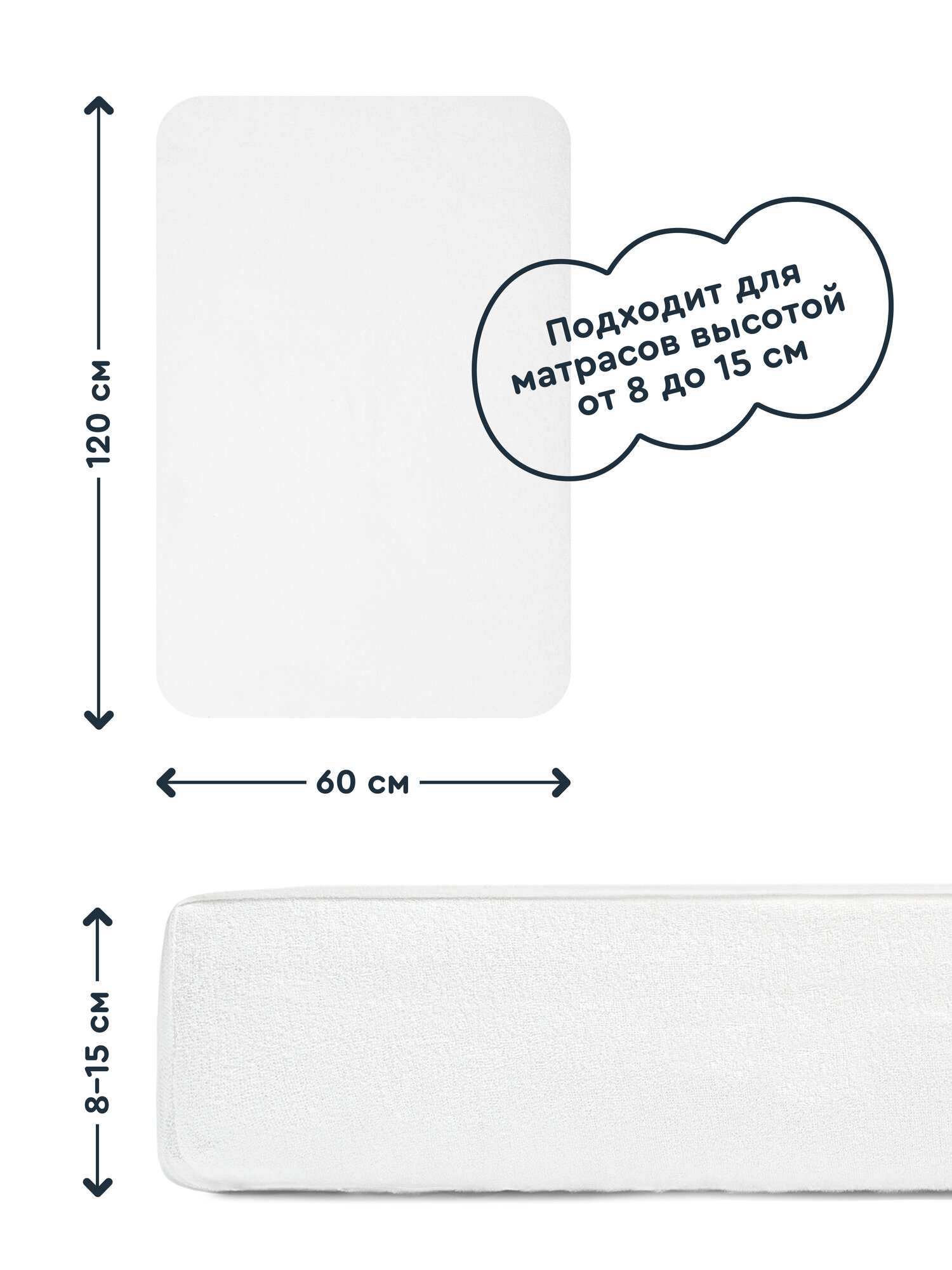 Наматрасник Junion Plapi 120х60 - фото 3