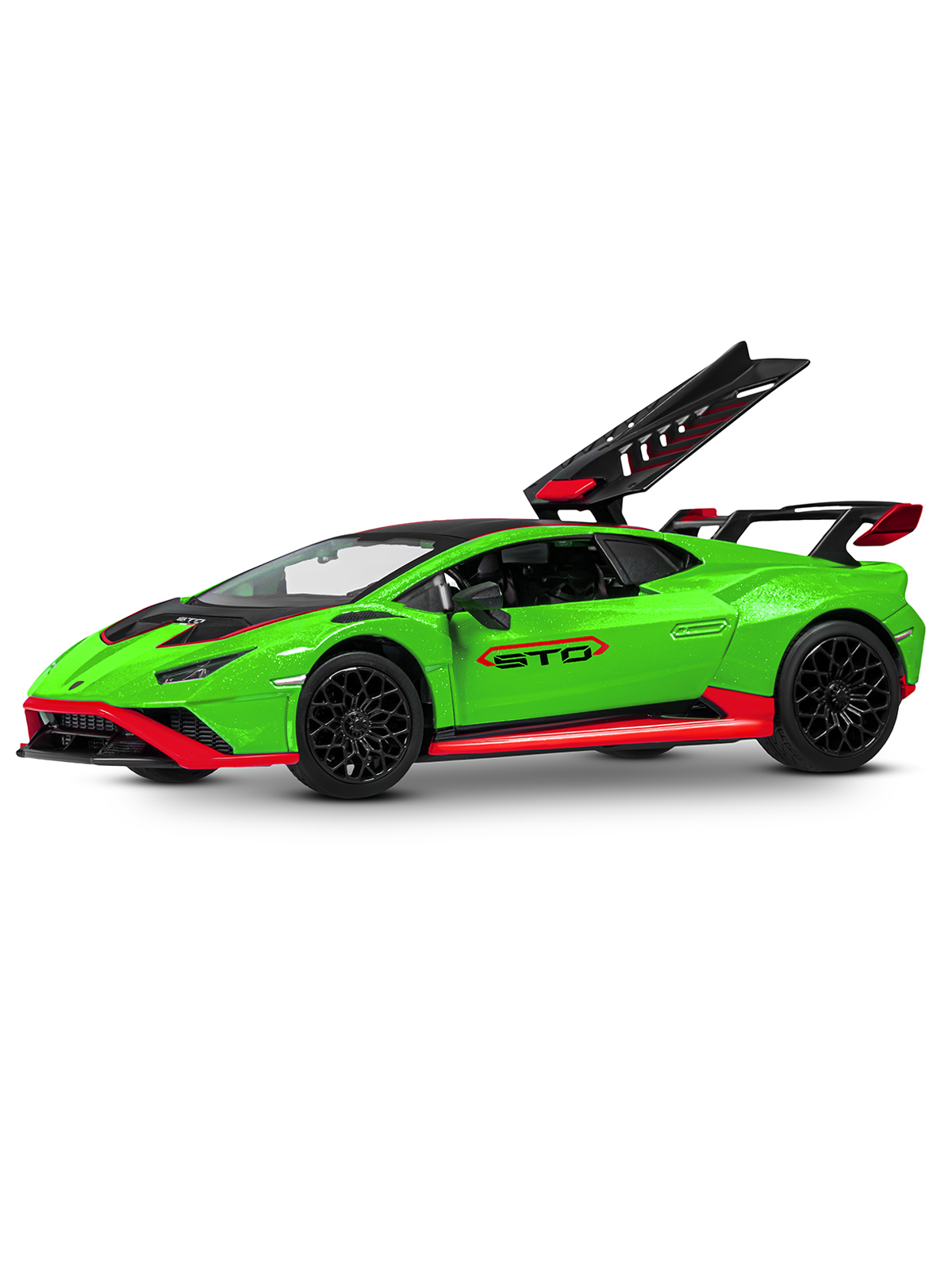 Автомобиль АВТОпанорама Lamborghini Huracan STO 1:24 JB1251760 - фото 14