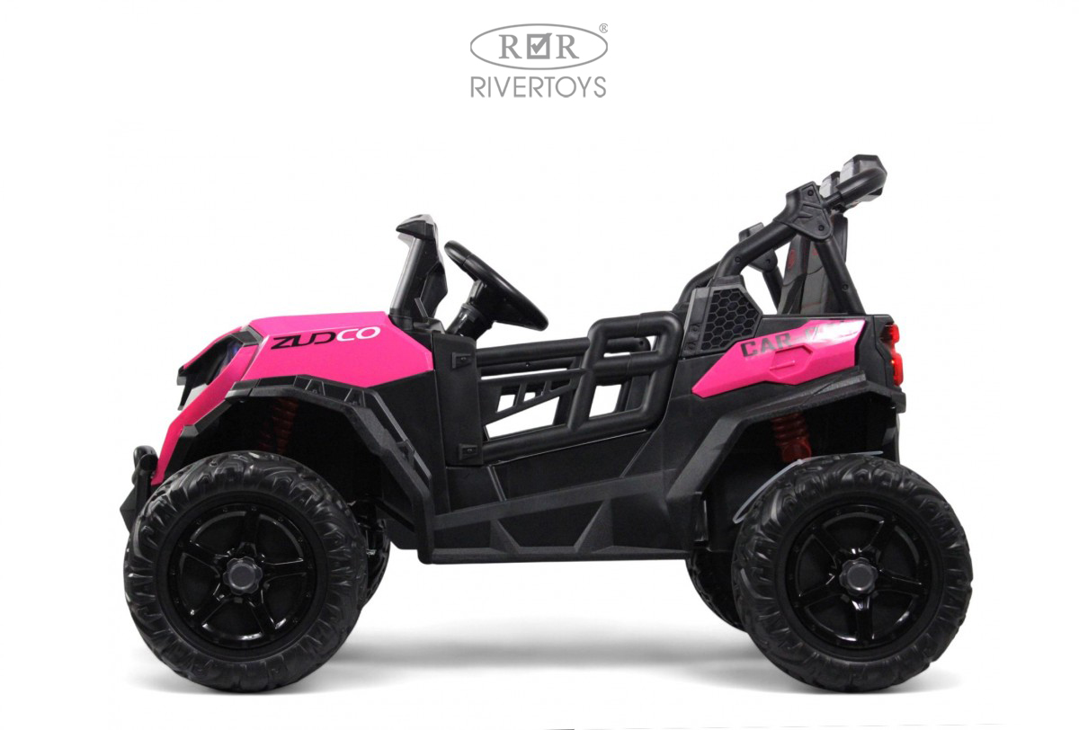 Электромобиль RIVERTOYS K555KK-BUGGY-PINK С пультом ДУ - фото 14