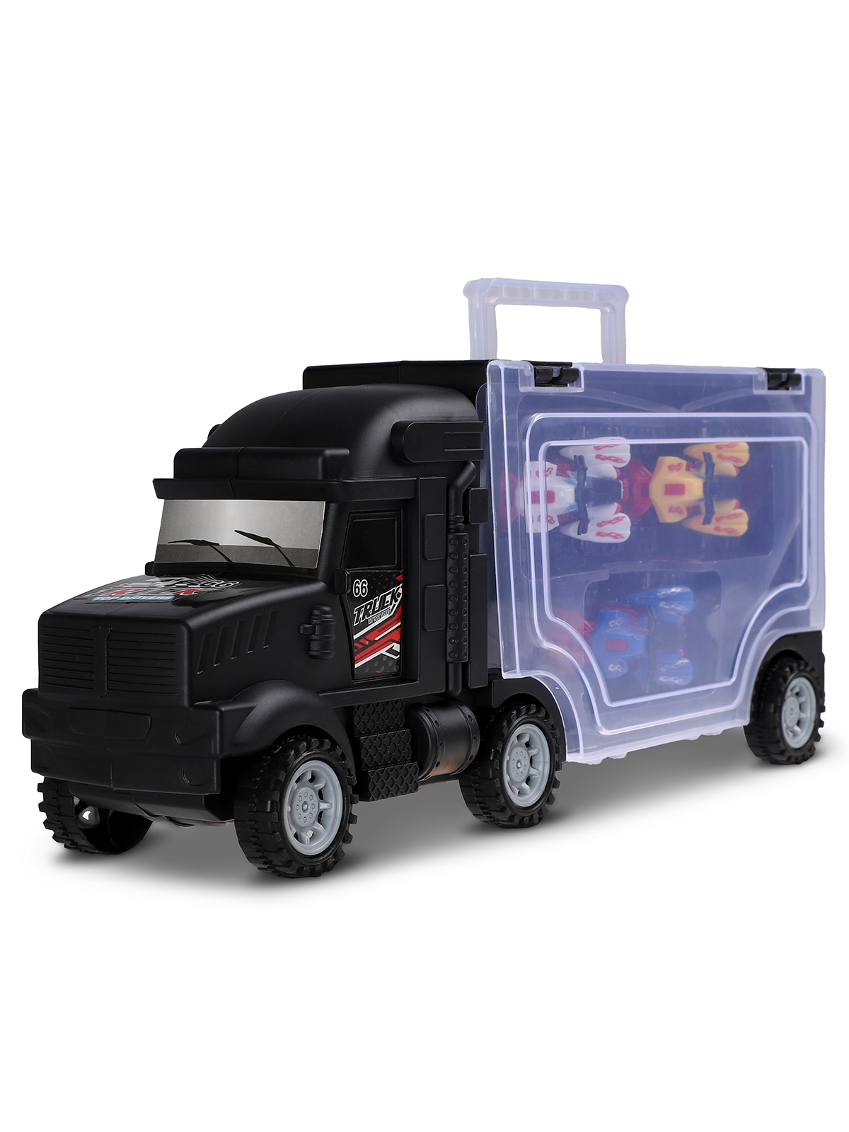 Автовоз AUTODRIVE с квадроциклами JB0405164 - фото 7