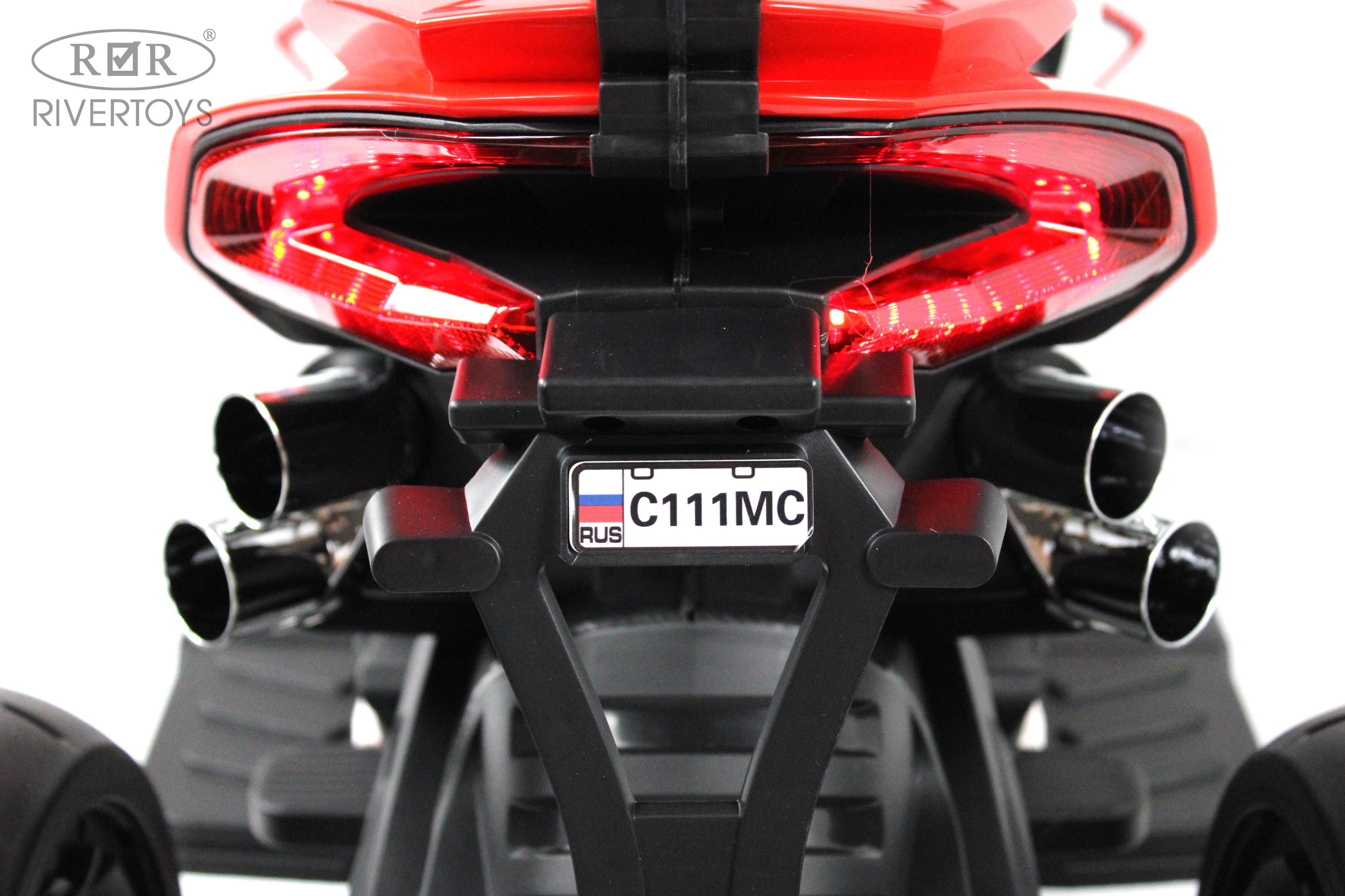Электромобиль RIVERTOYS C111MC-RED - фото 5