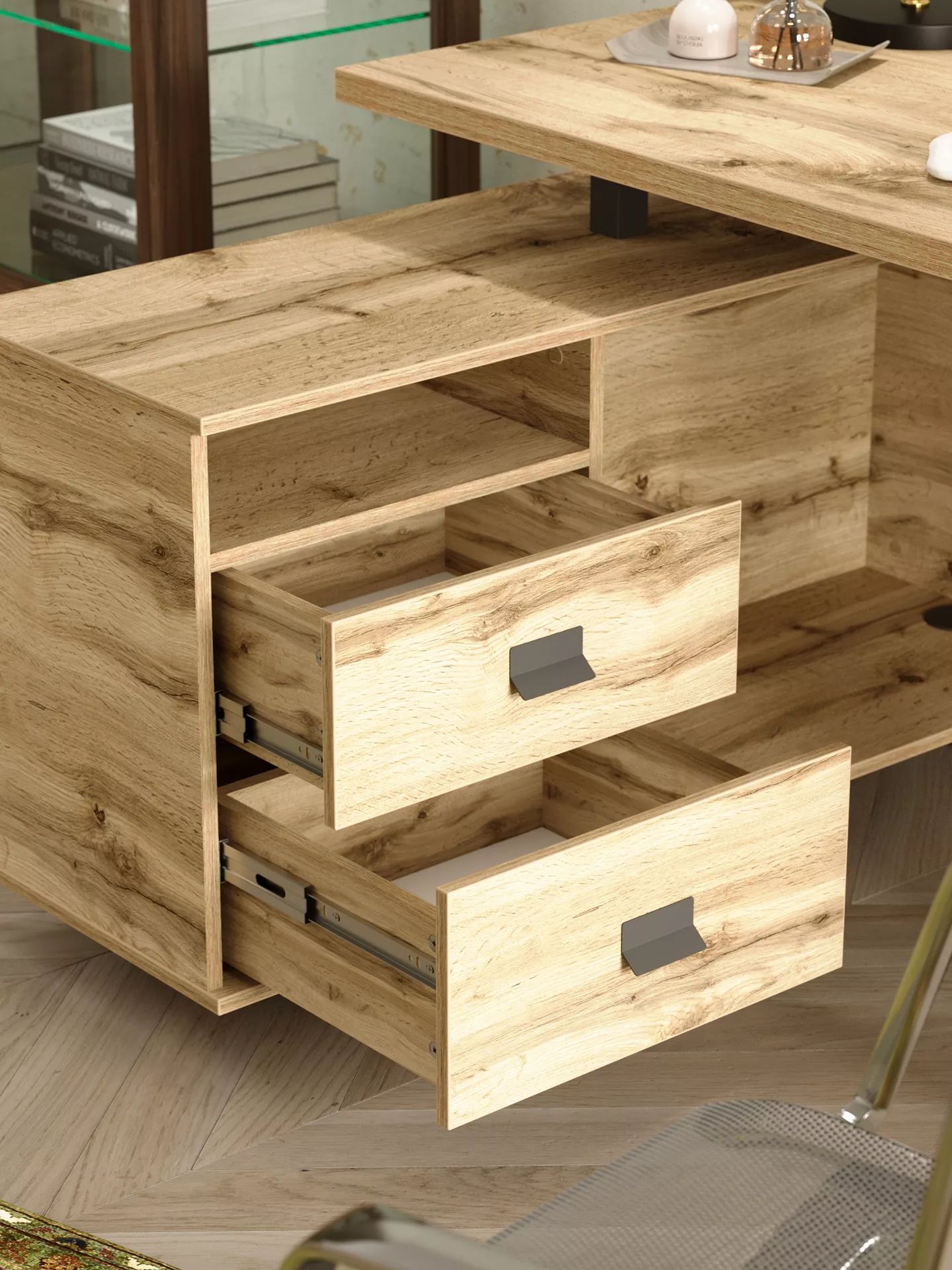 Письменный стол КАЛИФОРНИЯ МЕБЕЛЬ Хардвиг 1200 - фото 6