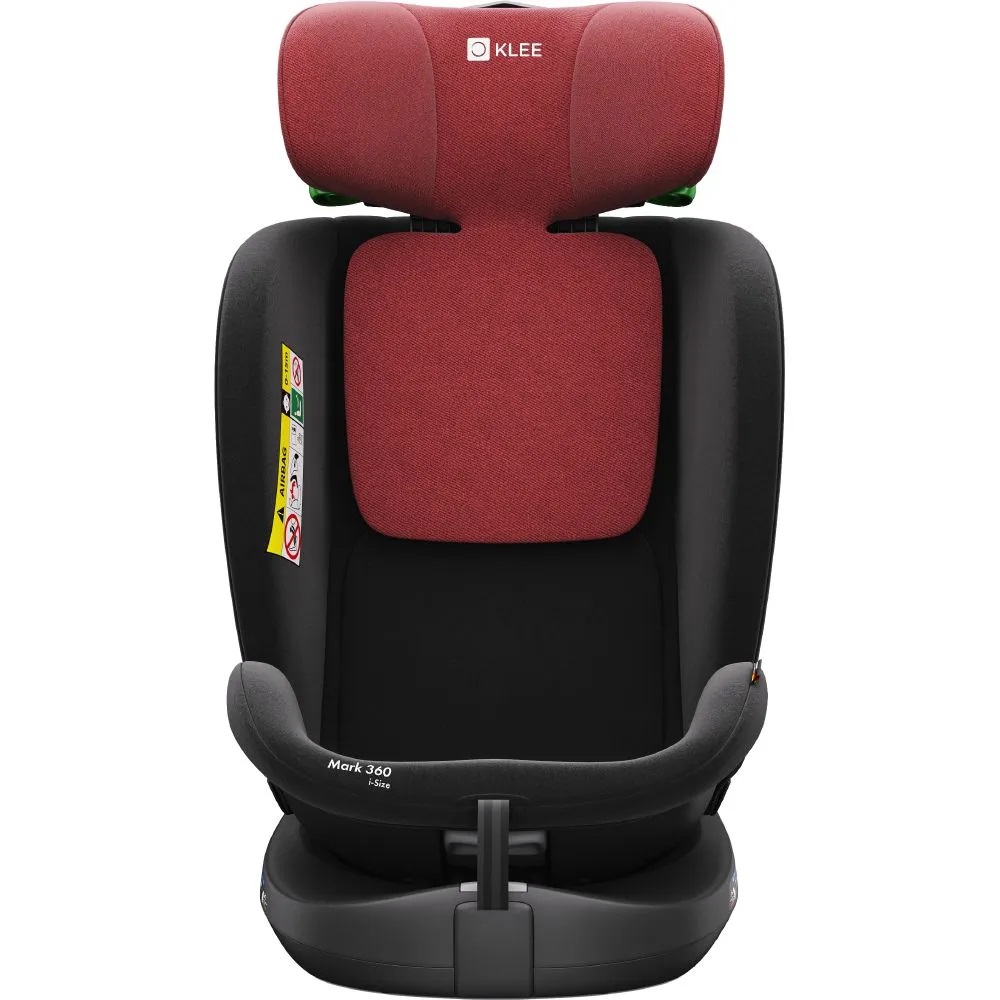Автокресло KLEE Mark 360 i-size Isofix 0+/1/2/3 (0-36 кг) красный - фото 6